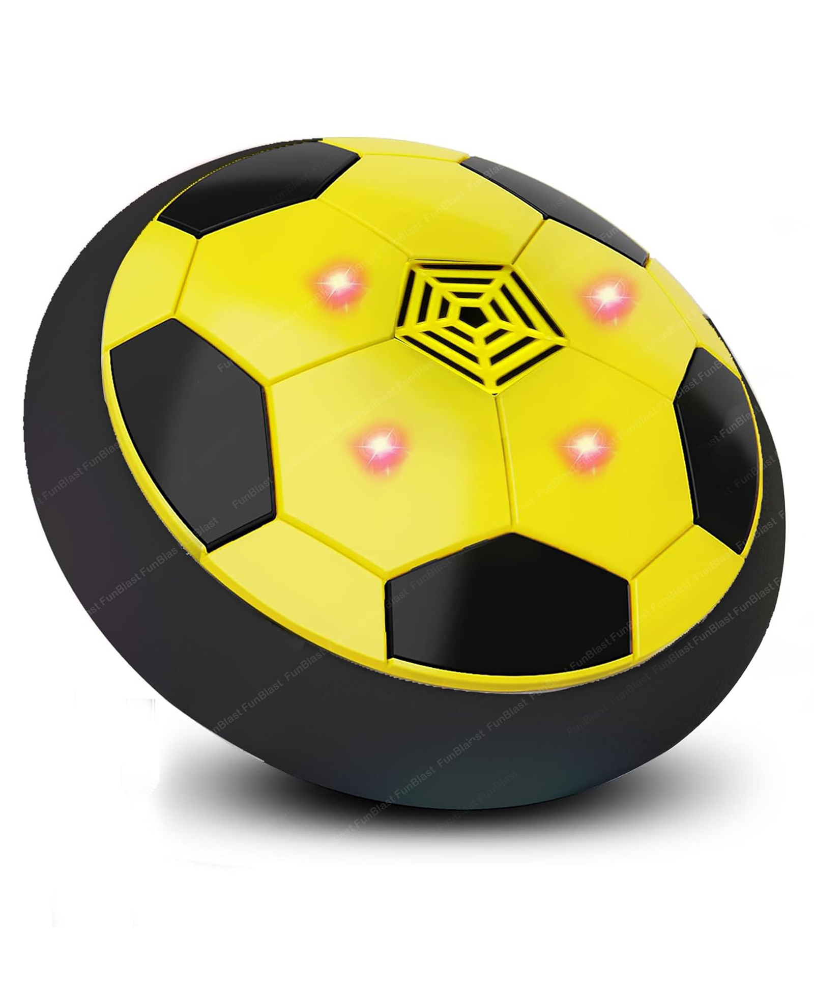 FunBlast Air Powered Hover Soccer Ball with Flashing Light  Yellow-image-39