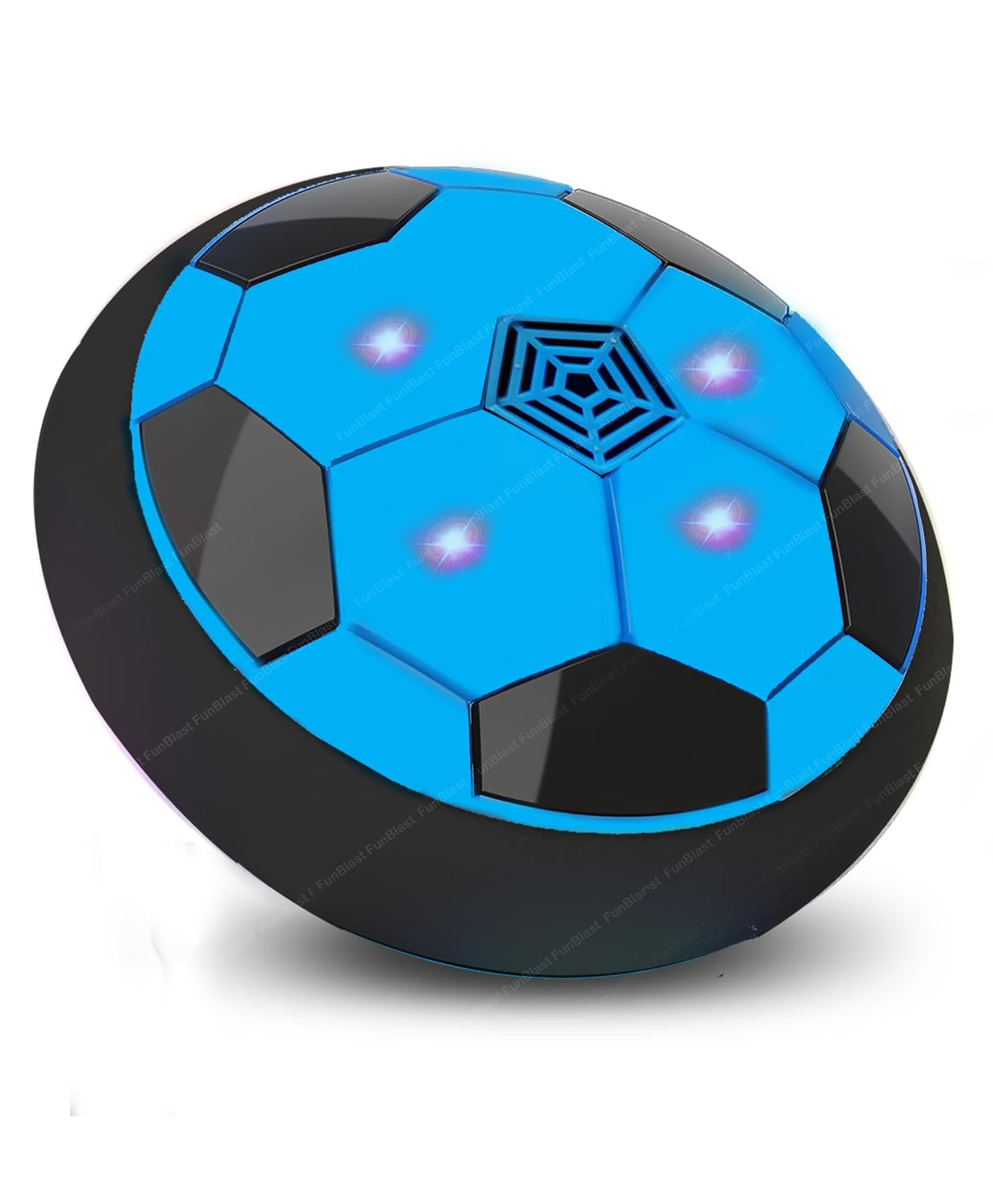 FunBlast Air Powered Hover Soccer Ball with Flashing Light  Blue-picture-27