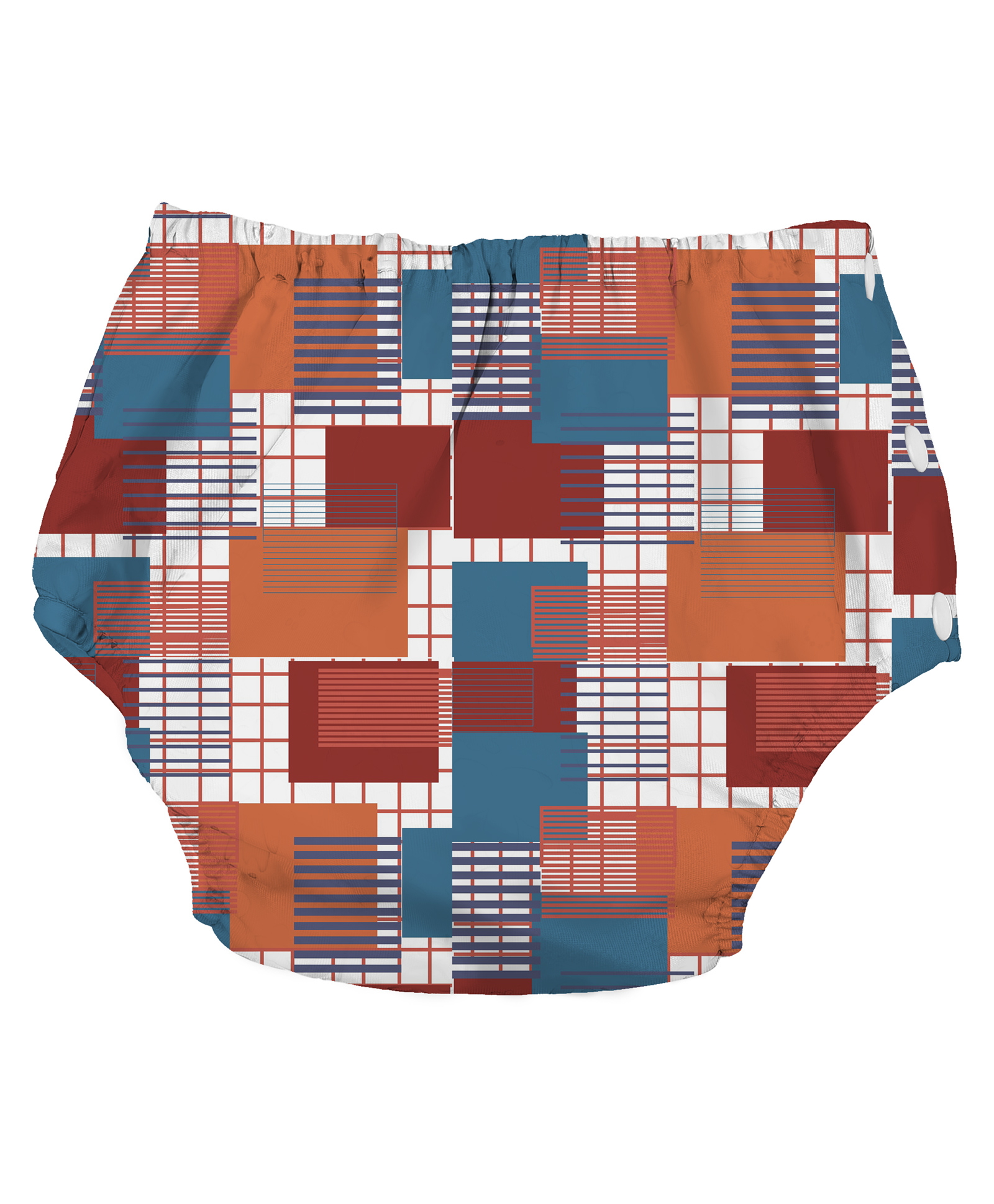 Chinmay Kids Baby Swim Diaper Waterproof Reusable Leakproof Adjustable Infant Pool Pant Boys And Girls Swim Diaper-  Brown Check-image-12