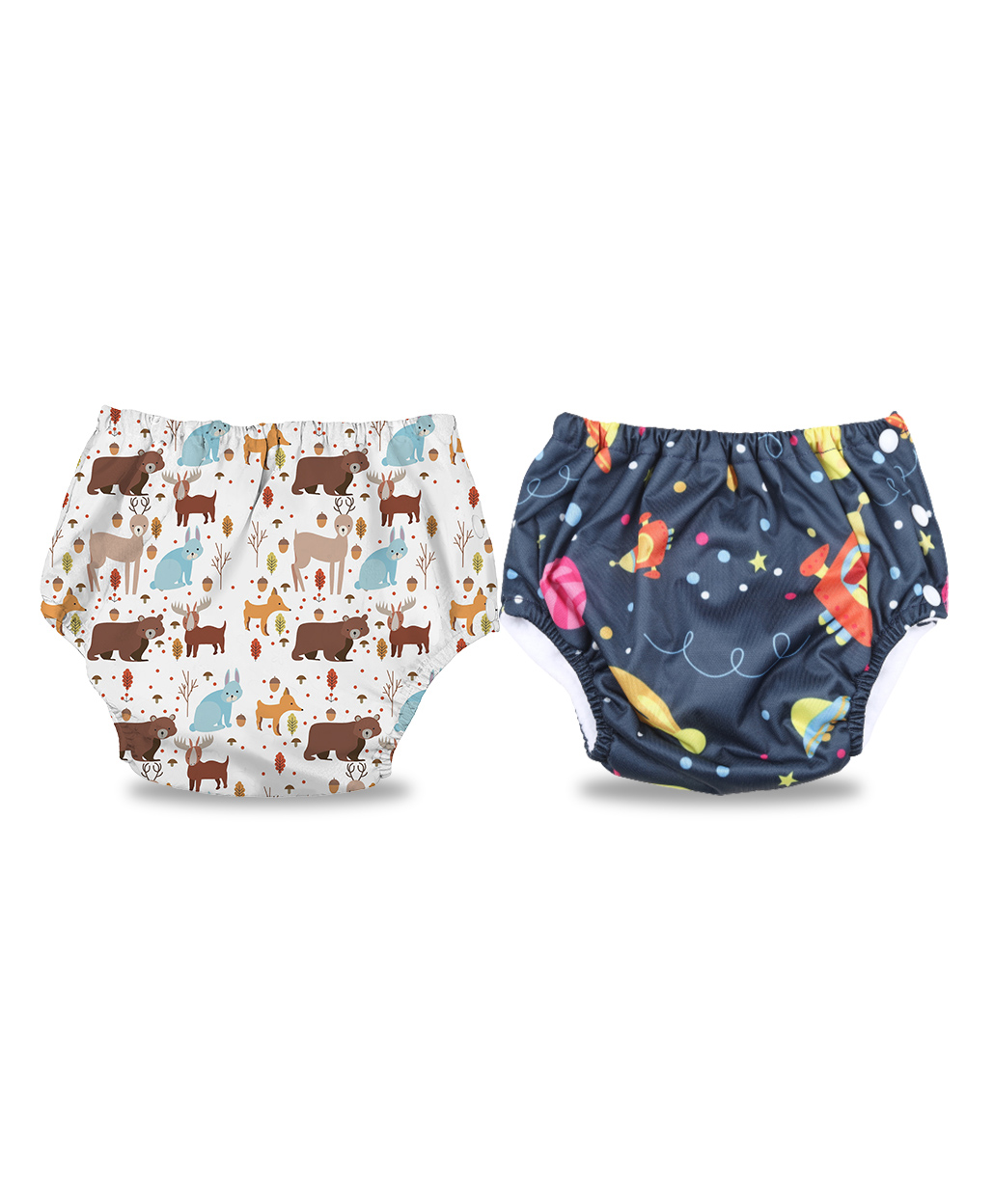Chinmay Kids Baby Swim Diaper Waterproof Reusable Leakproof Adjustable Infant Pool Pant Boys And Girls Swim Diaper- Blue White
