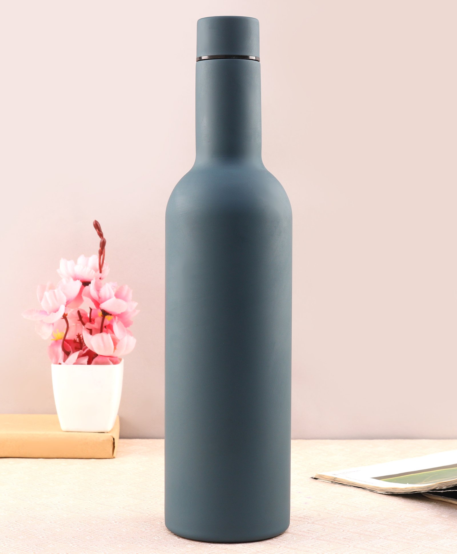 Double Wall Insulated Water Bottle Blue - 750 ml-image-6