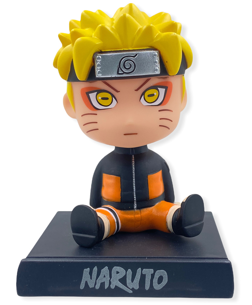 QUIRKMALL Naruto Angry Phone Holder Car Decoration Bobblehead Action Figure - Multicolor-picture-14