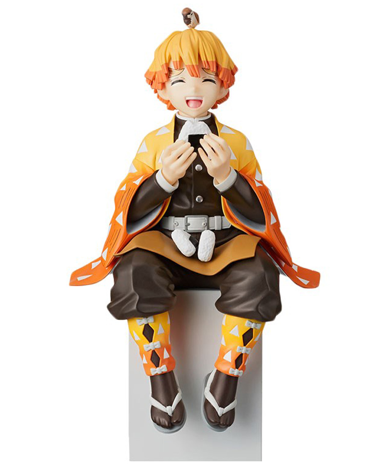 QUIRKMALL Zenitsu Demon Slayer Sitting Action Figure Limited Edition for Car Dashboard Decoration Cake Office Desk & Study Table-picture-10