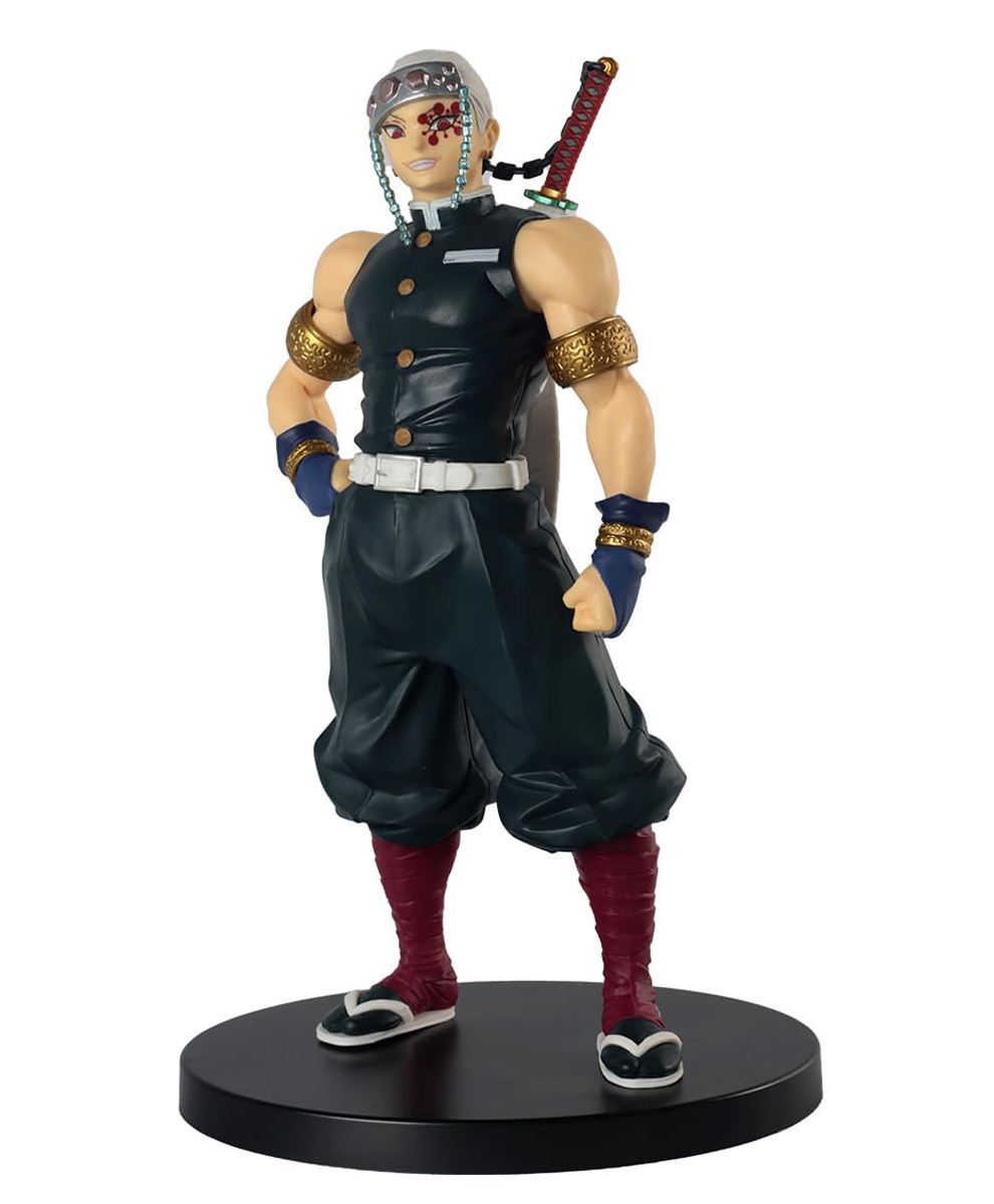 QUIRKMALL Tengen Uzui Demon Slayer Action Figure Limited Edition for Car Dashboard Decoration Cake Office Desk & Study Table - Height 20 cm-picture-25