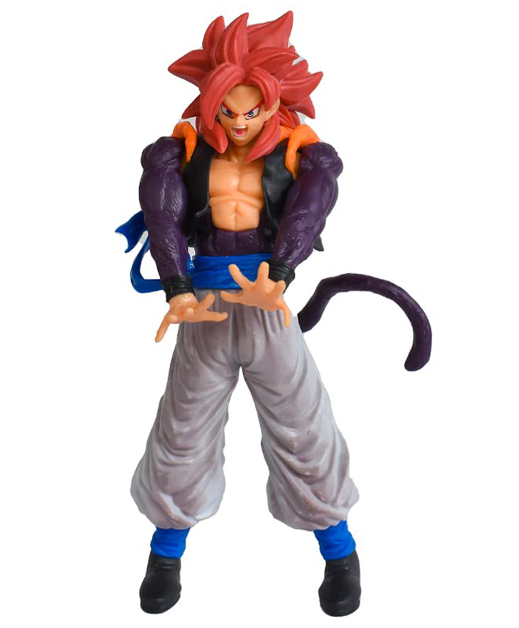 QUIRKMALL Dragonball Anime Goku Super Saiyan 4 Large Action Figure Limited Edition Figure Toy Statue Merchandise for Anime Lovers - 17 cm Height-picture-21