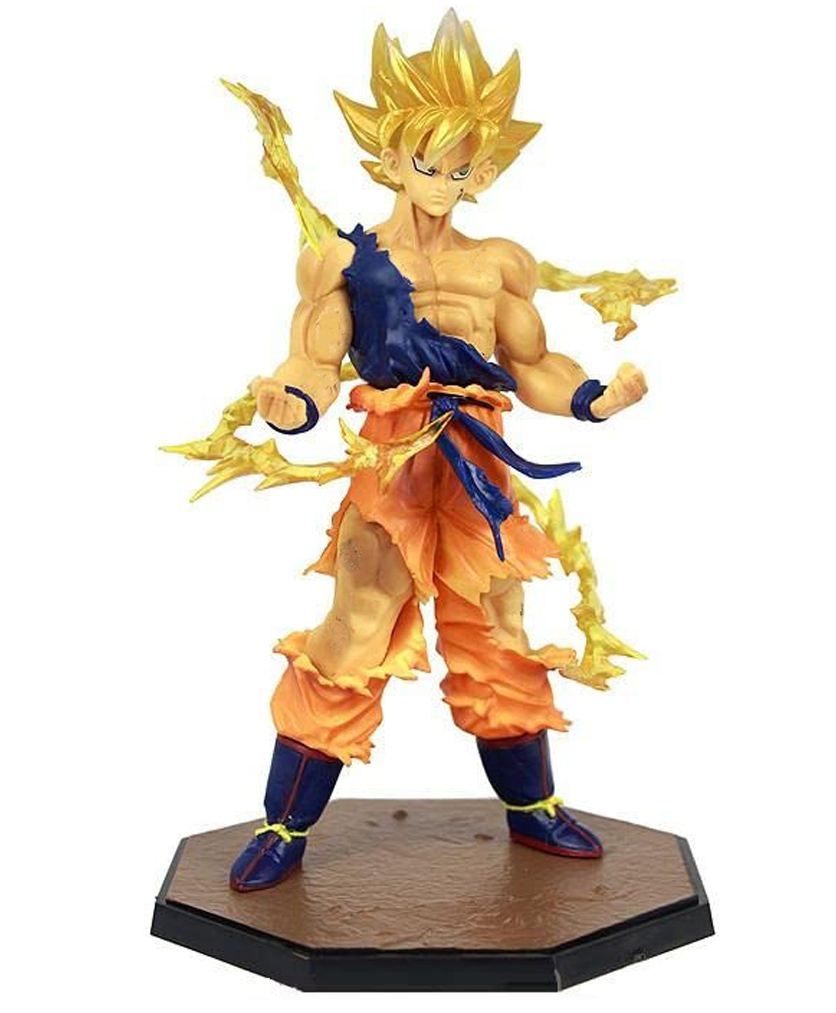 QUIRKMALL Dragonball Anime Super Saiyan 2 Fire Large Action Figure Limited Edition Figure Toy Statue Merchandise for Anime Lovers - 18 cm Height-image-31