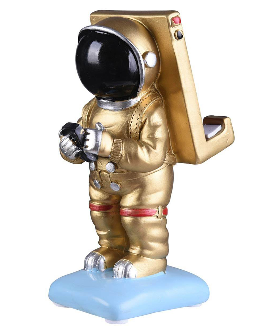 QUIRKMALL Astronaut Mobile Phone Stand - Golden-picture-2