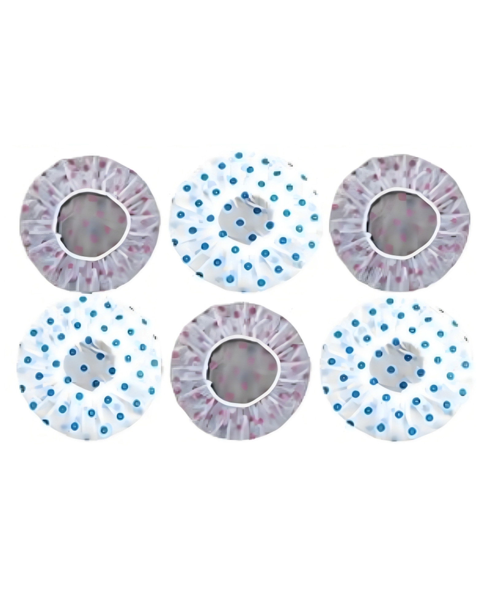MOMISY Shower Cap Set of 6 Reusable Waterproof Elastic Eva Free-Size  (Multicolored and Multi-design)-picture-15