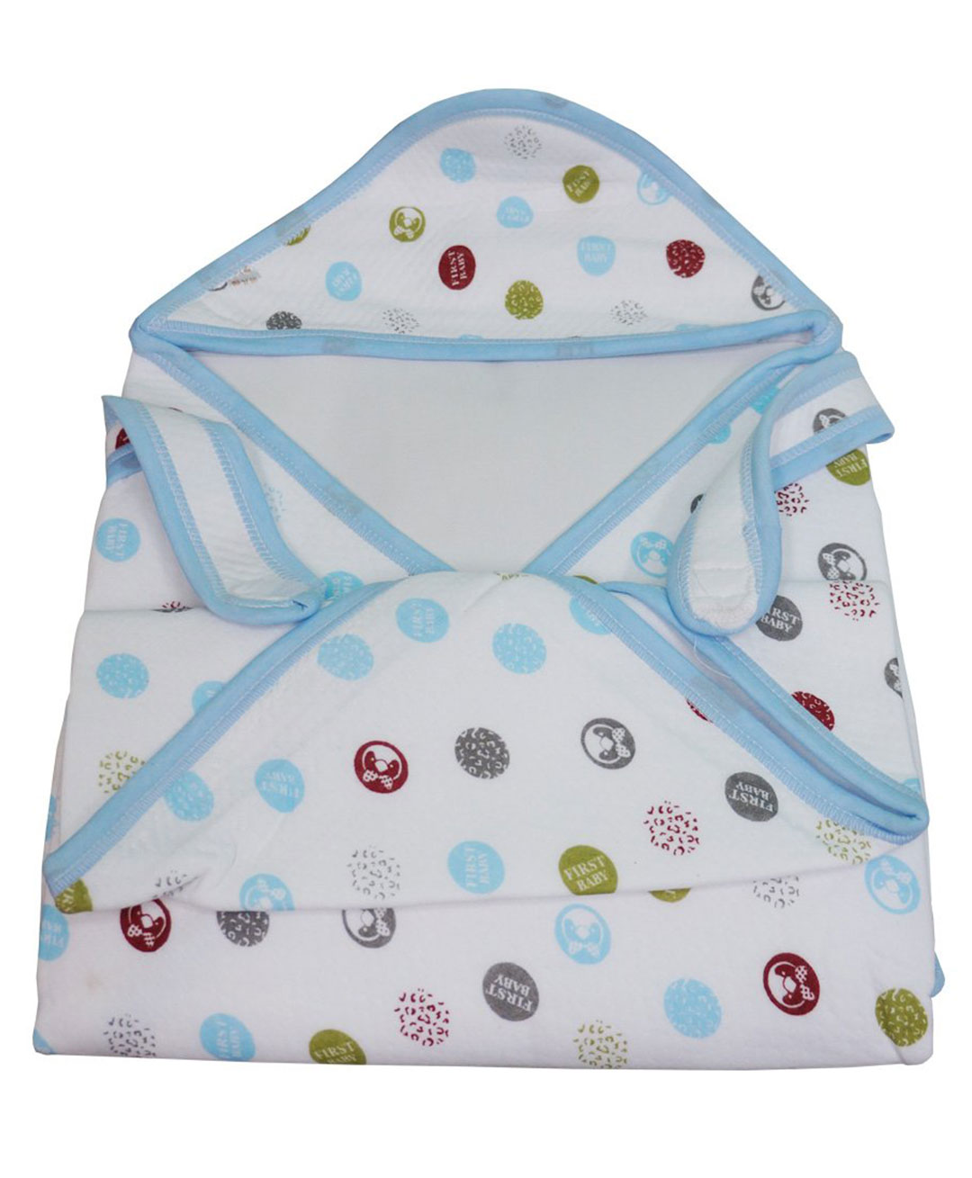 MUREN Baby Swaddle Wrap Hooded blanket for New Born Toddlers kids-Ultra Soft-Multicolor-image-26