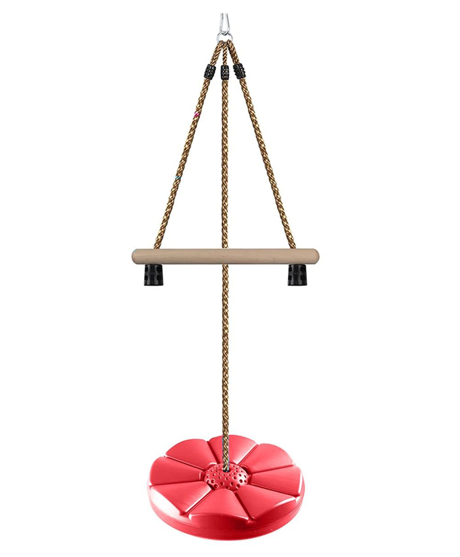 REZNOR 7 Feet Height Adjustable Gym Monkey Bars Disc Swing - Red-image-21