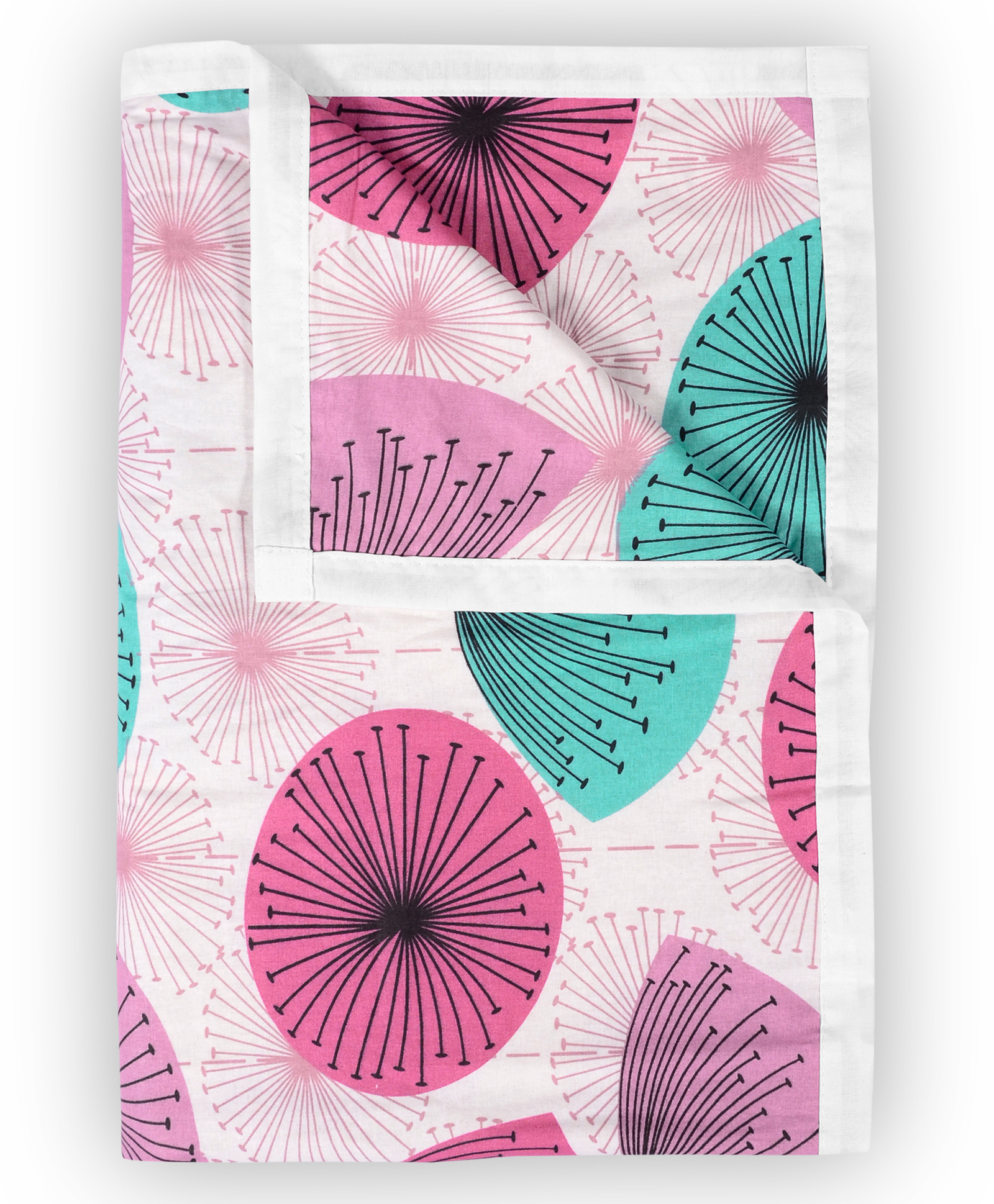 Divine Casa 120 GSM Microfiber Single Bed All Season Reversible AC Dohar Abstract Print - Rose Pink-image-13