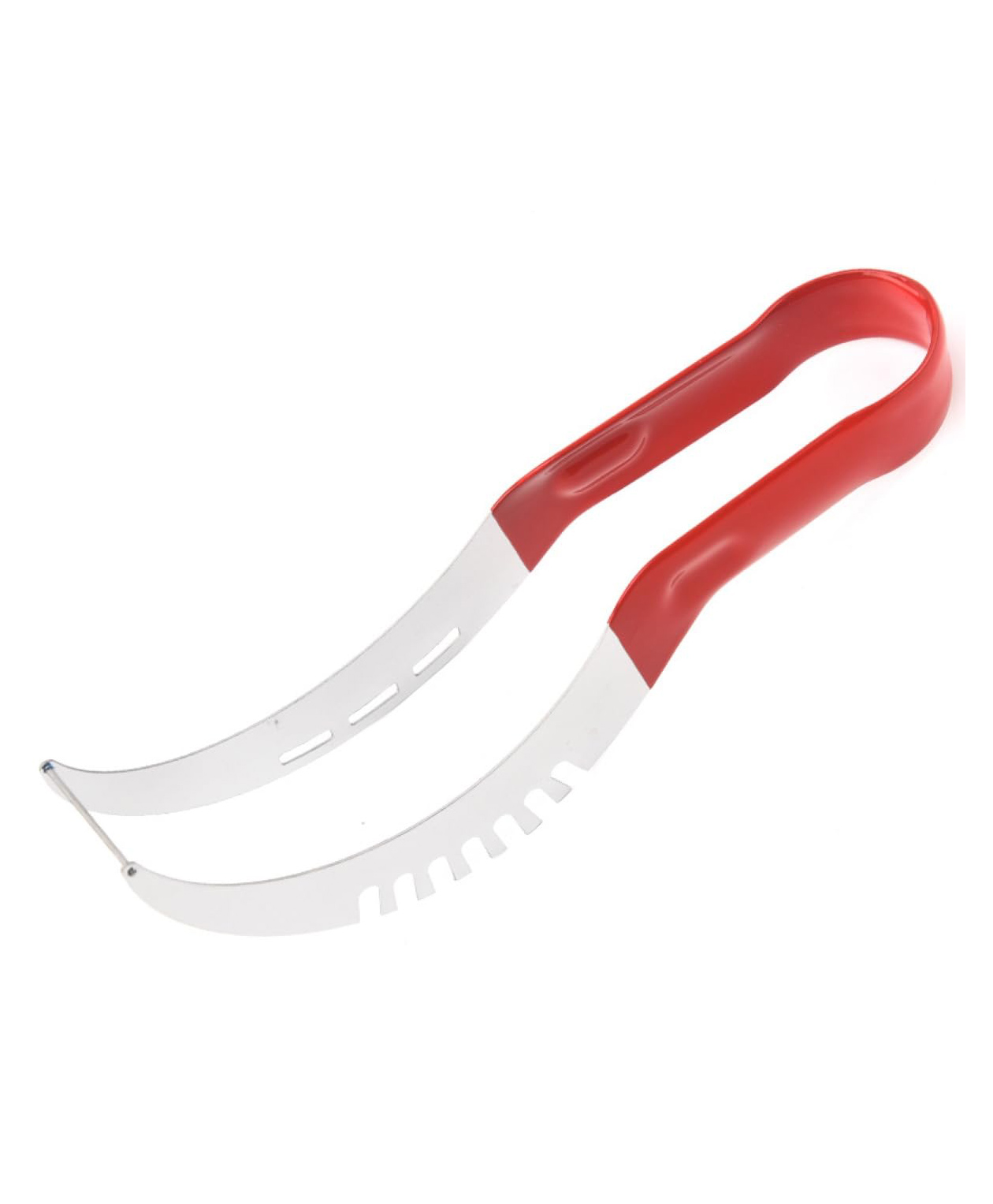 MOMISY Watermelon Slicer Kitchen Gadgets Stainless Steel Fruit Cutter Melons Knife Fast Watermelon Slicer Cutting Tools (Red)-image-2