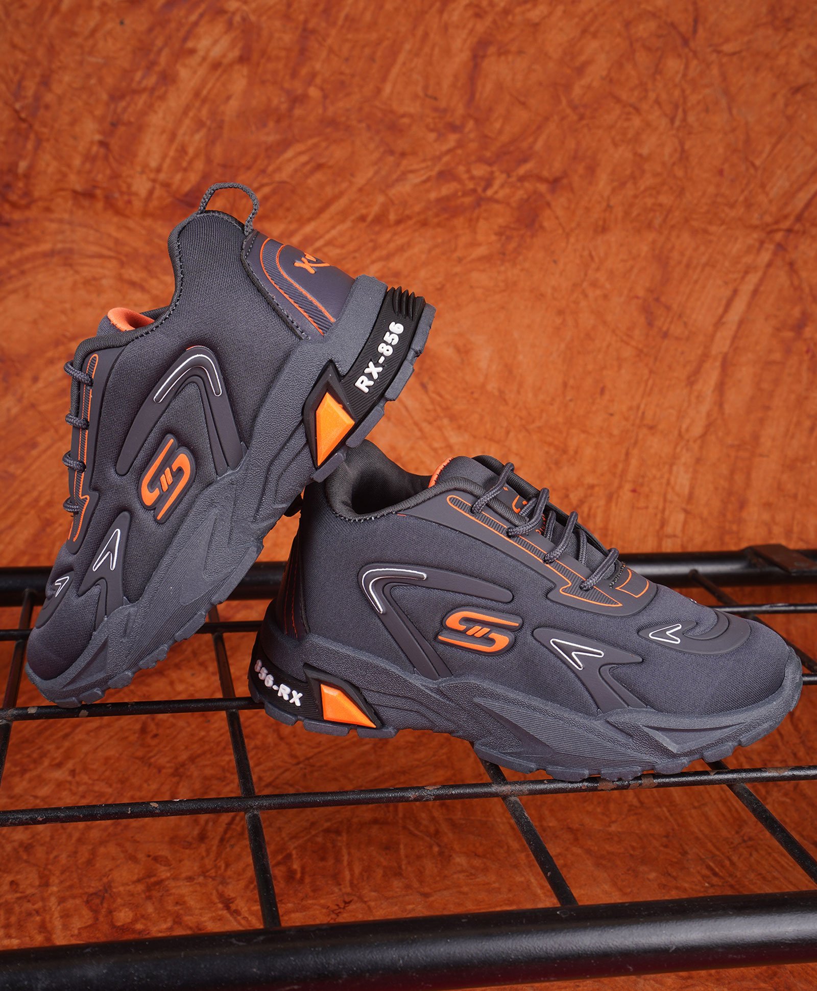 KATS Patch Detailed Lace Up Sports Shoes - Grey