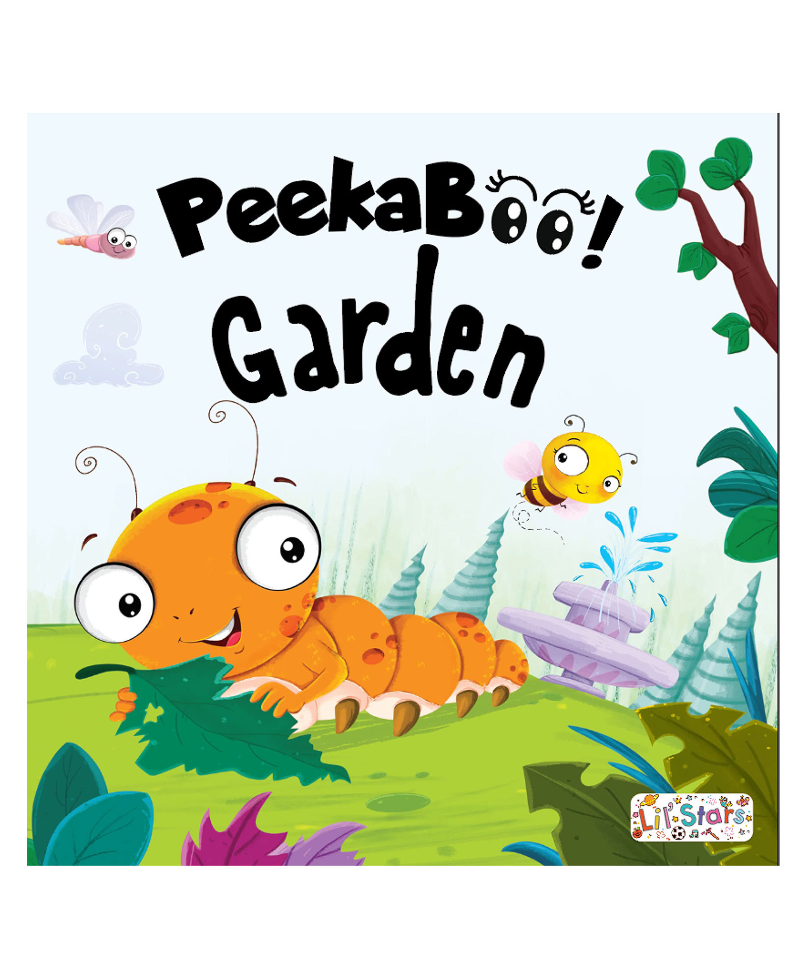 Peekabo Garden Board Book with Pictures Explore Delightful Adventures Blooming Flowers Playful Creatures and Growing Green Fun-image-4