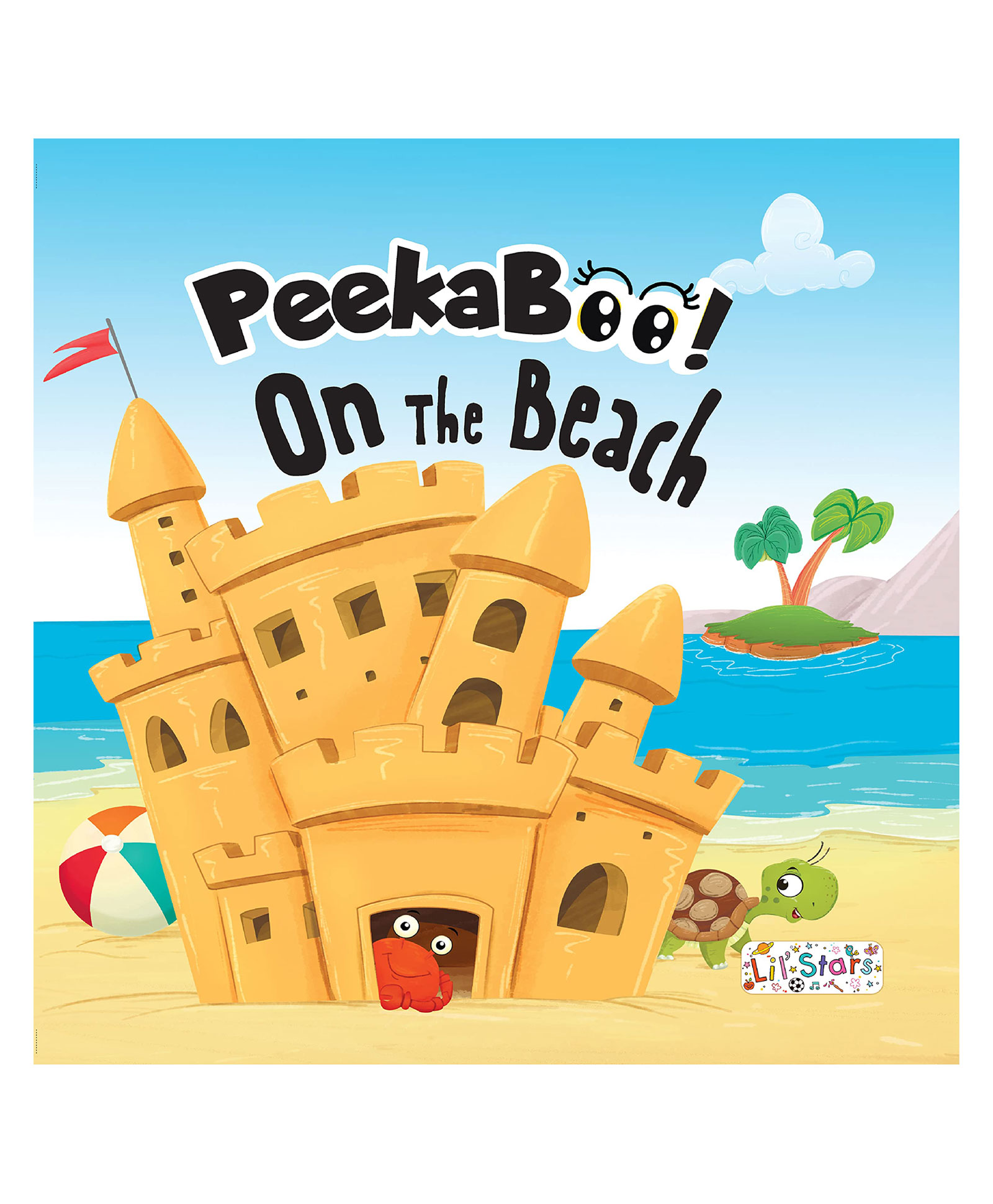 Peekabo Beach Board Book with Pictures Explore Beach Adventures Ocean Creatures Sunny Fun and Coastal Discoveries-image-11