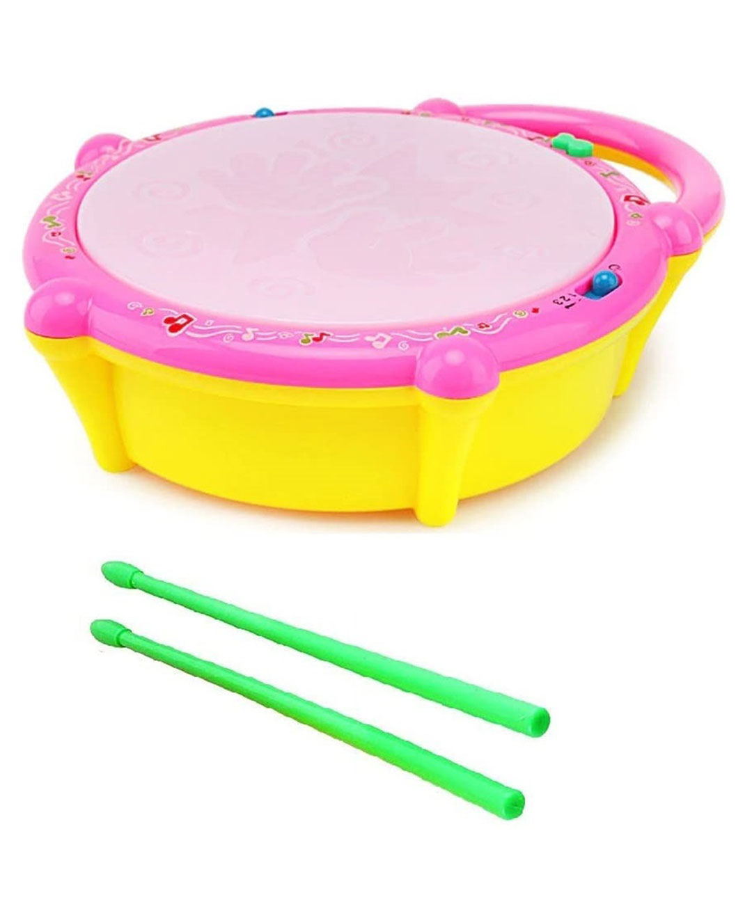 Vinmot Musical Sound Flash Drum with Attractive Colorful 3D Lights-picture-1