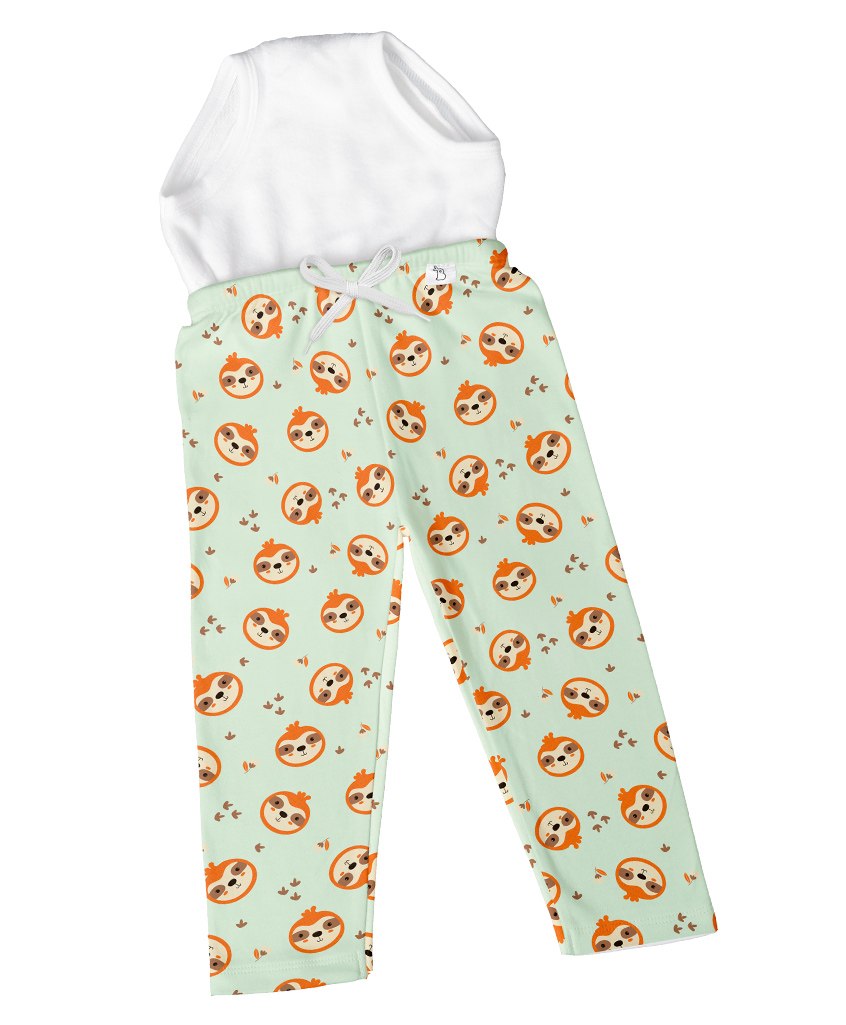 Superbottoms Animal Face Printed Diaper Pant With Stitched In Padded Underwear - Blue-image-24