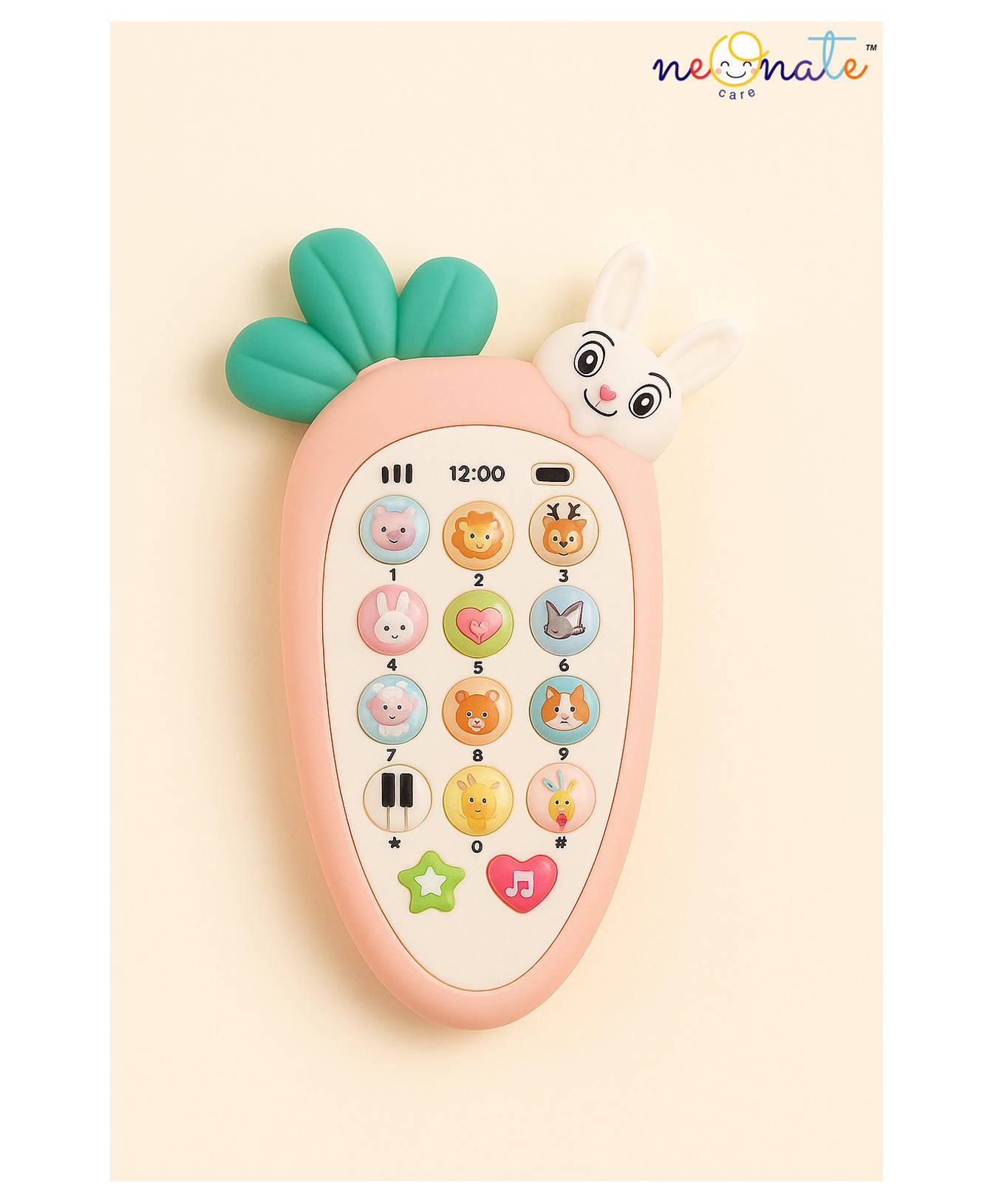 NeonateCare Smart Phone Cordless Feature Mobile Phone Toy -Multicolor( Color and design may vary)-image-2