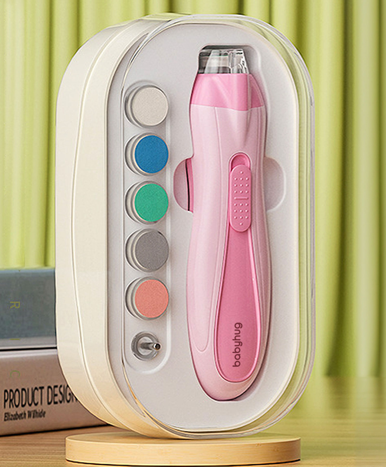Babyhug 7 in 1 Electric Nail Clipper - Pink-image-25