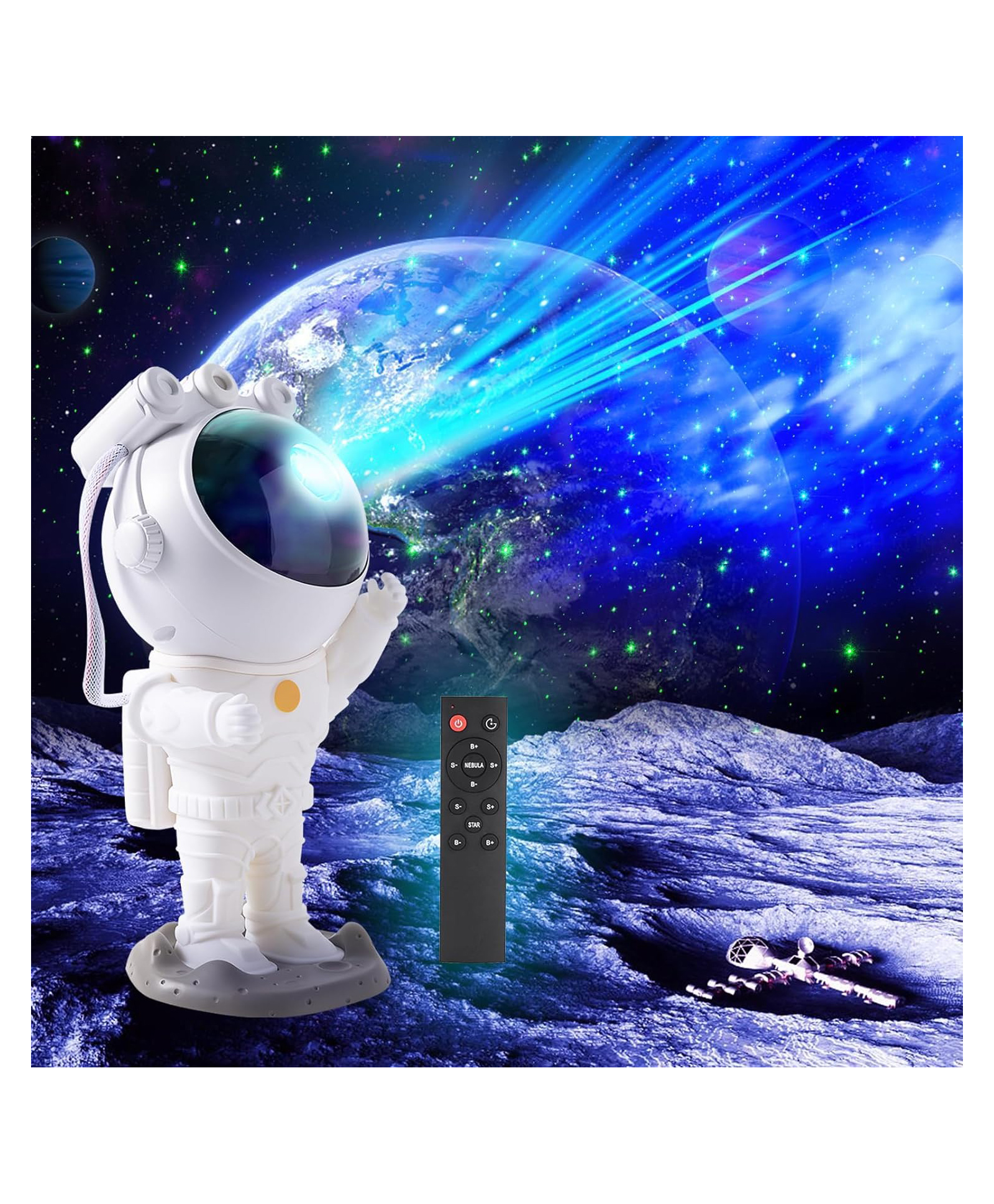 FunBlast Astronaut Design Space Galaxy Projector Night Light with Remote-picture-10
