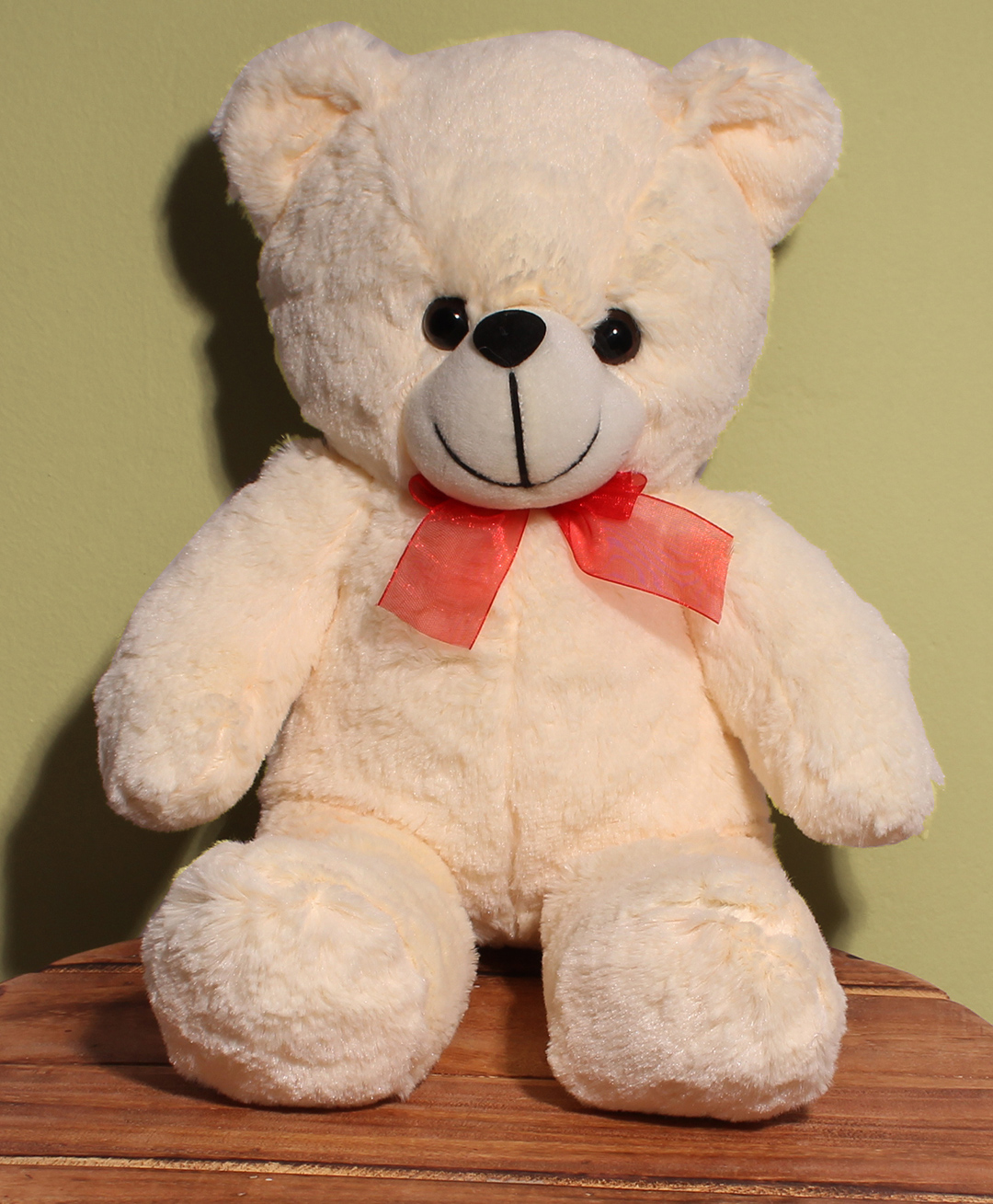 Dukiekooky Cute & Adorable Cream TeddyBear Soft / Plush Toy - Height 35 cm-picture-20