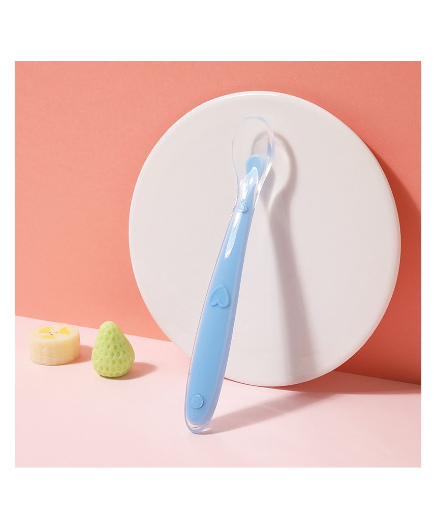 Domenico Baby Love Soft Tip Silicone Gel Spoon - Blue-picture-31