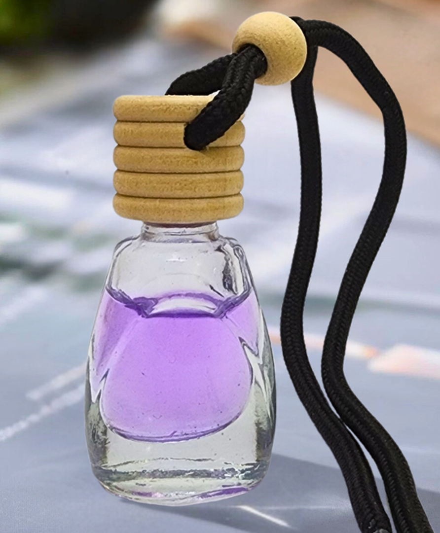 Aesthetic Living Car Aromatizer Diffuser Bottle(Multi shape -  transparent-10ml)-image-32