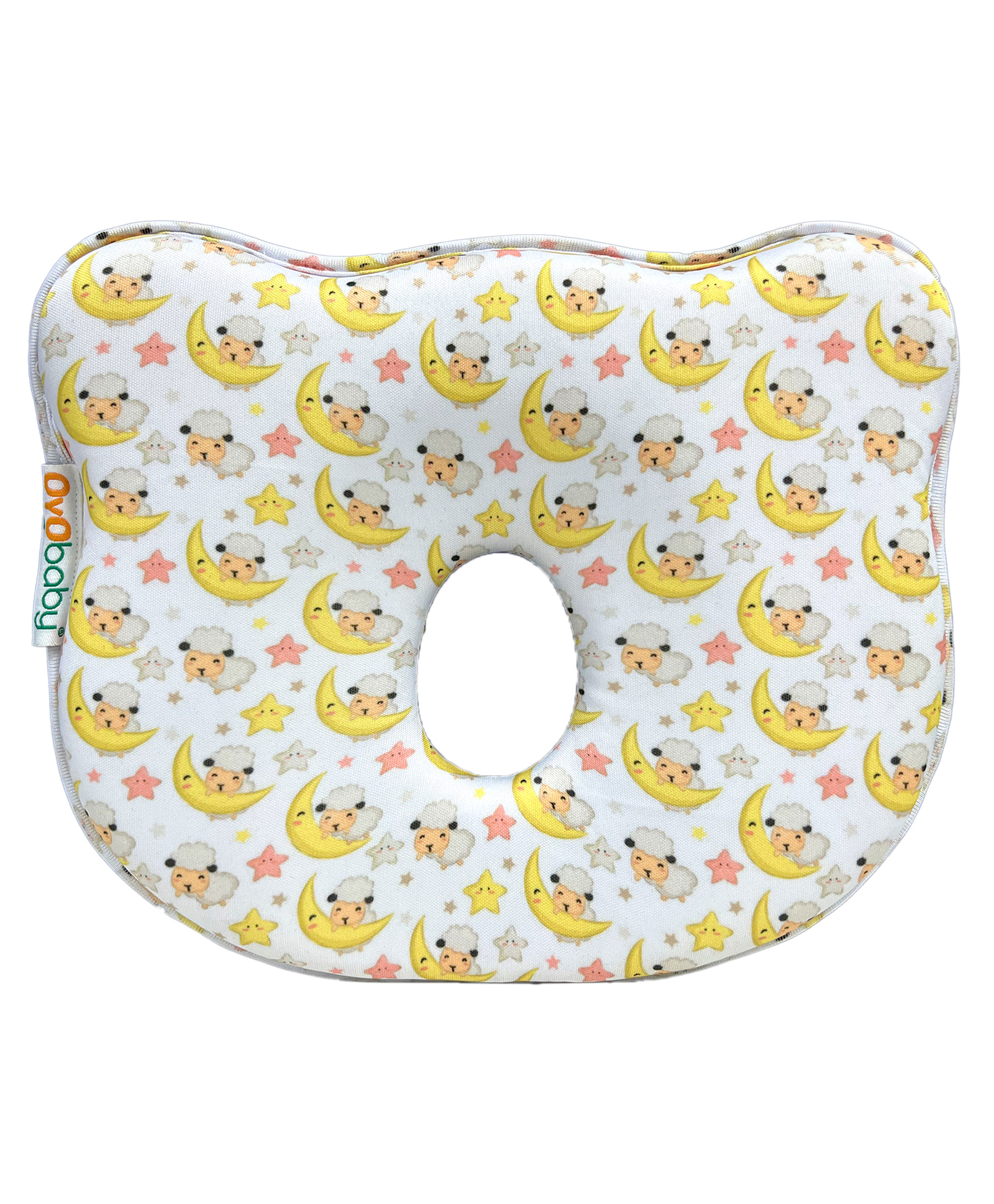 Oyo Baby Memory Foam Head Shaping Baby Pillow White-picture-36