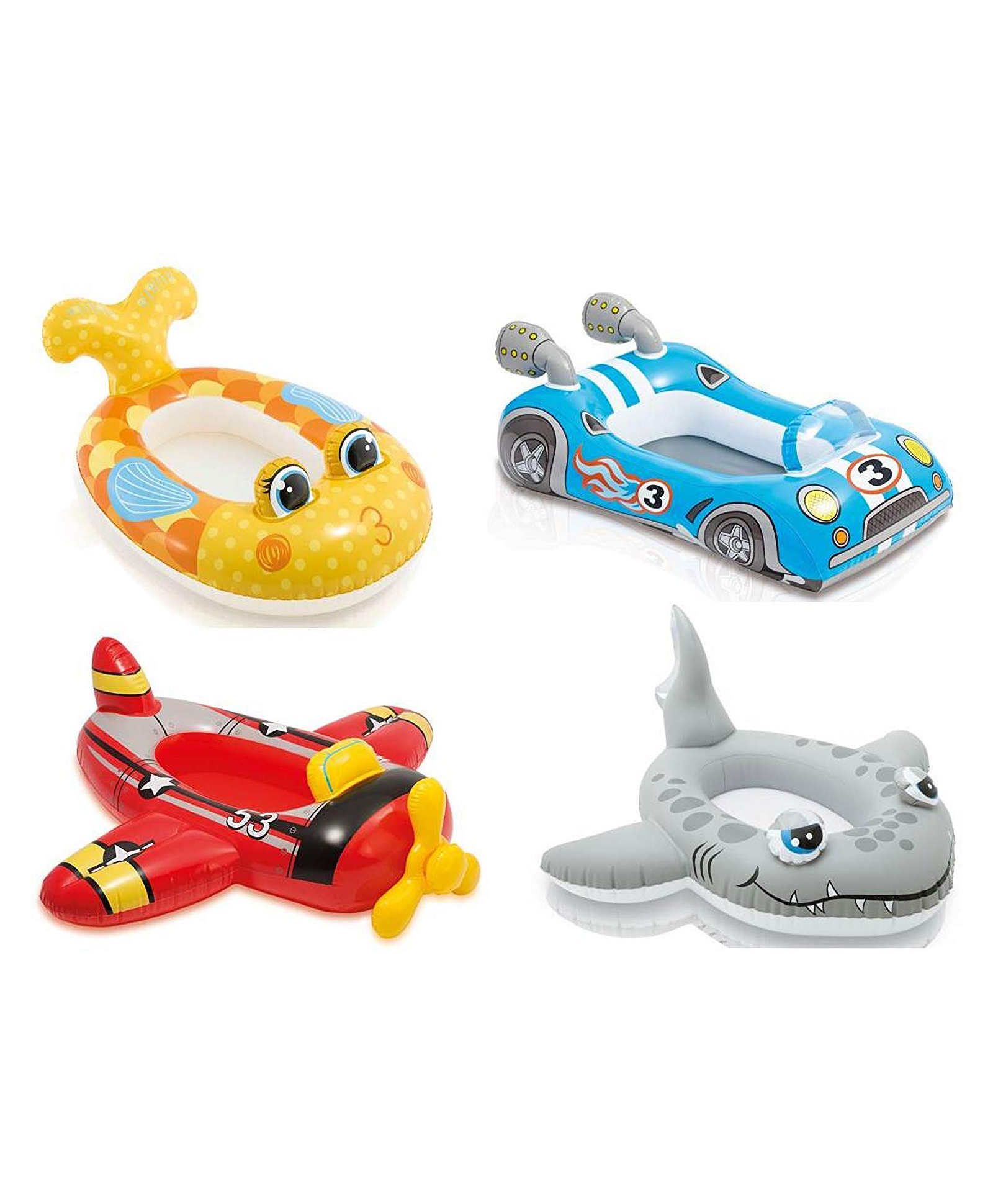 Intex Vehicles Theme Kiddie Float For Kids Water Pool Floater For Kids And Babies - Design May Vary - Multicolor-image-24