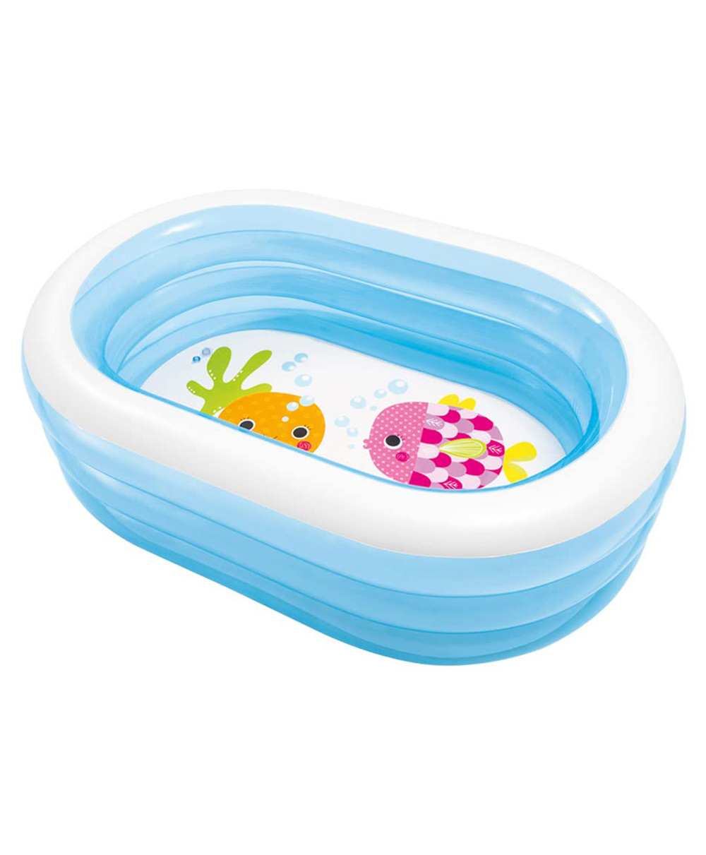 Intex Inflatable Oval Fun Water Pool Swim Water Pool For Kids - Multicolor-image-7
