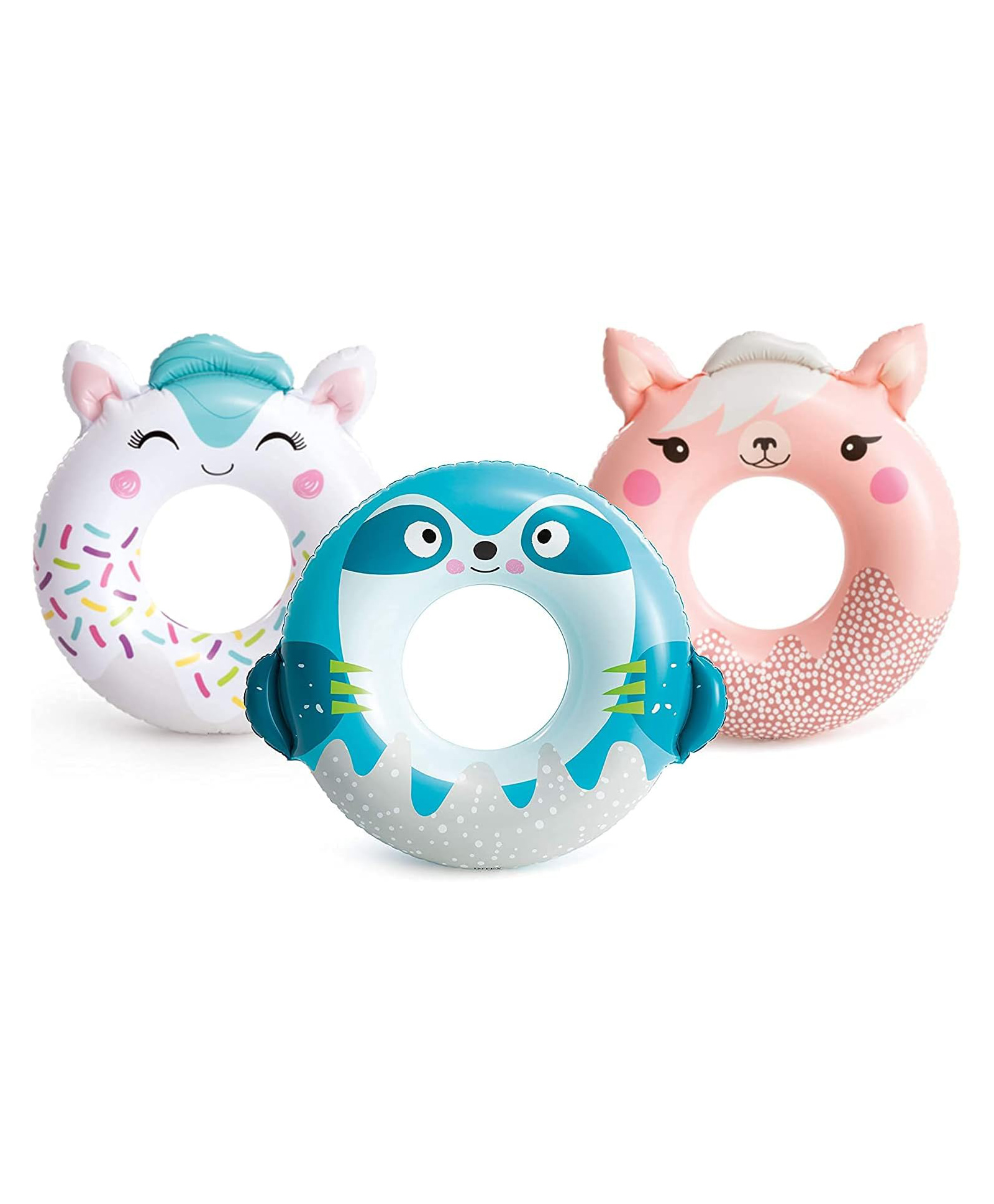 Intex Cute Animal Inflatable Swim Rings Water Pool Floater For Kids  Design May Vary-image-47