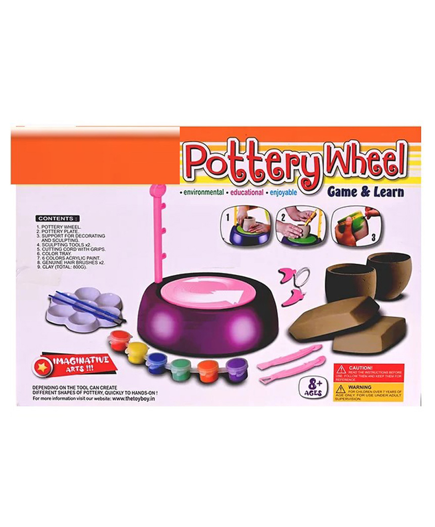 AKN TOYS Pottery Wheel Set (Color May Vary)-image-39