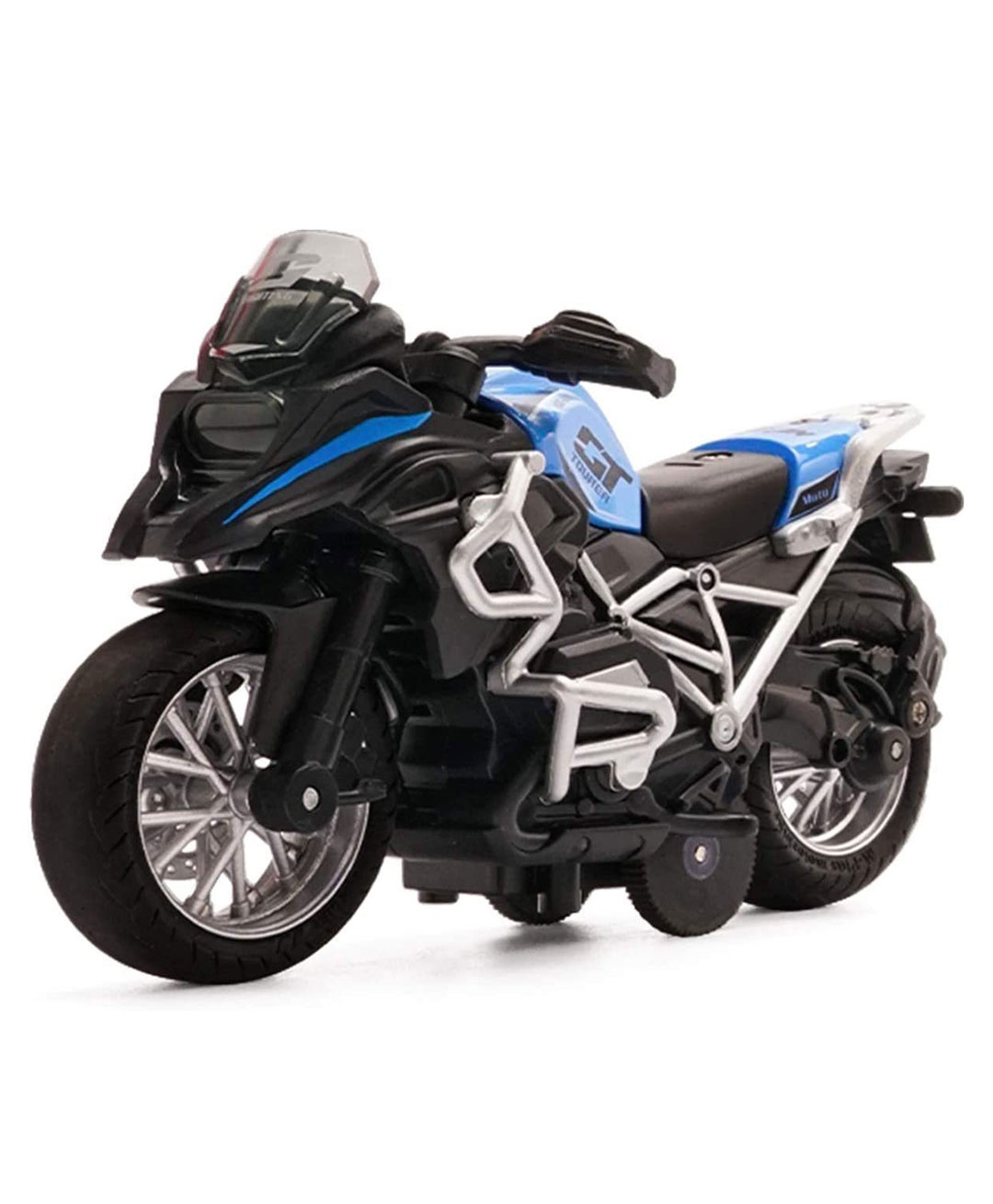 AKN TOYS Pull Back Motorcycle Toy With Music and Lights (Color May Vary)-picture-22