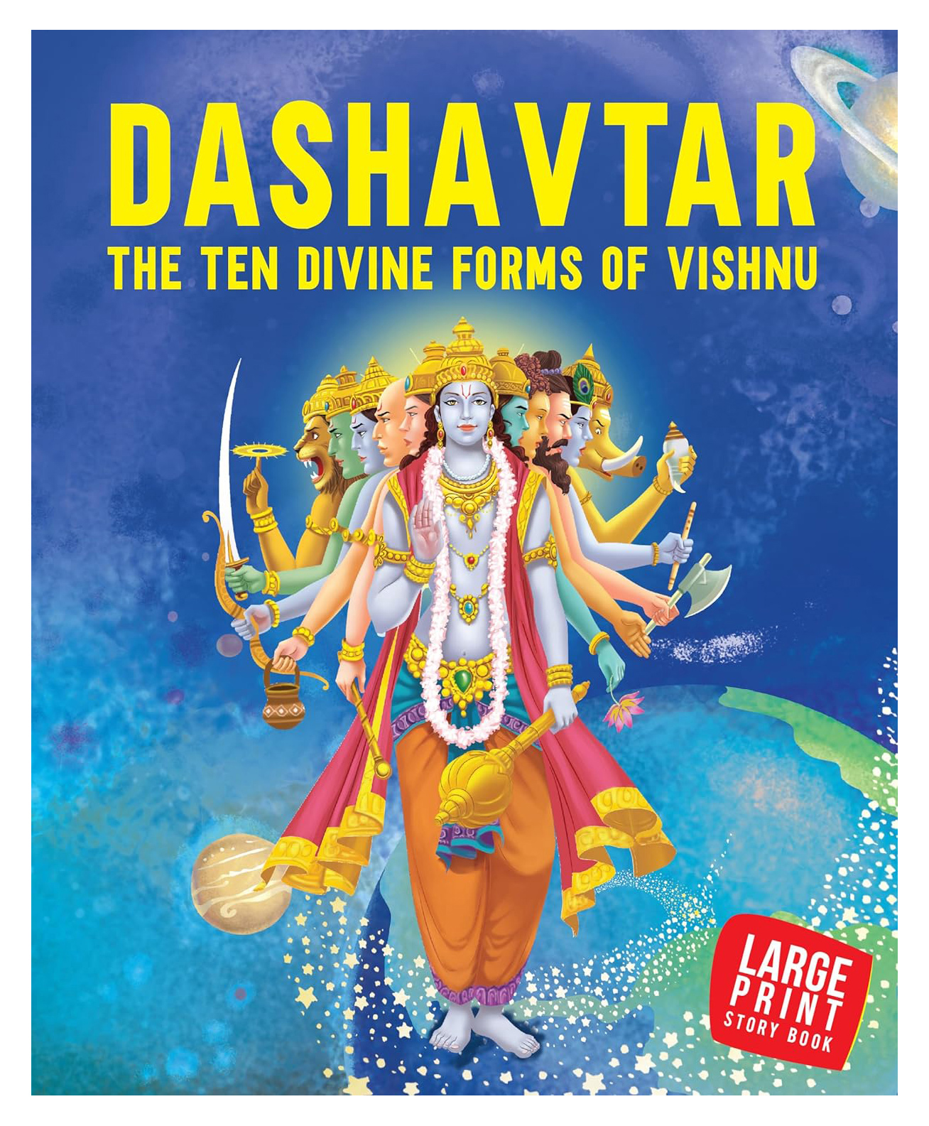 om books international Story book: Dashavtar The Ten Divine forms of Vishnu - Indian Mythology for Children  English-picture-13