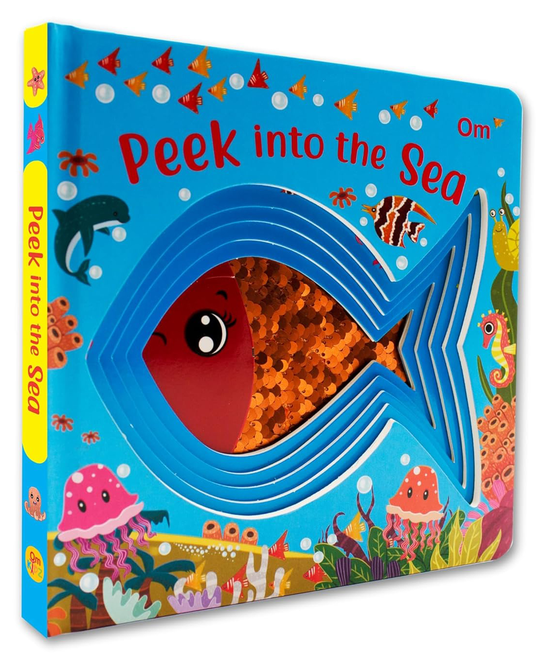 Board book: Peek into the Sea - Illustrated rhymes for kids - Board Book for Children Age 1-3 Years-image-30