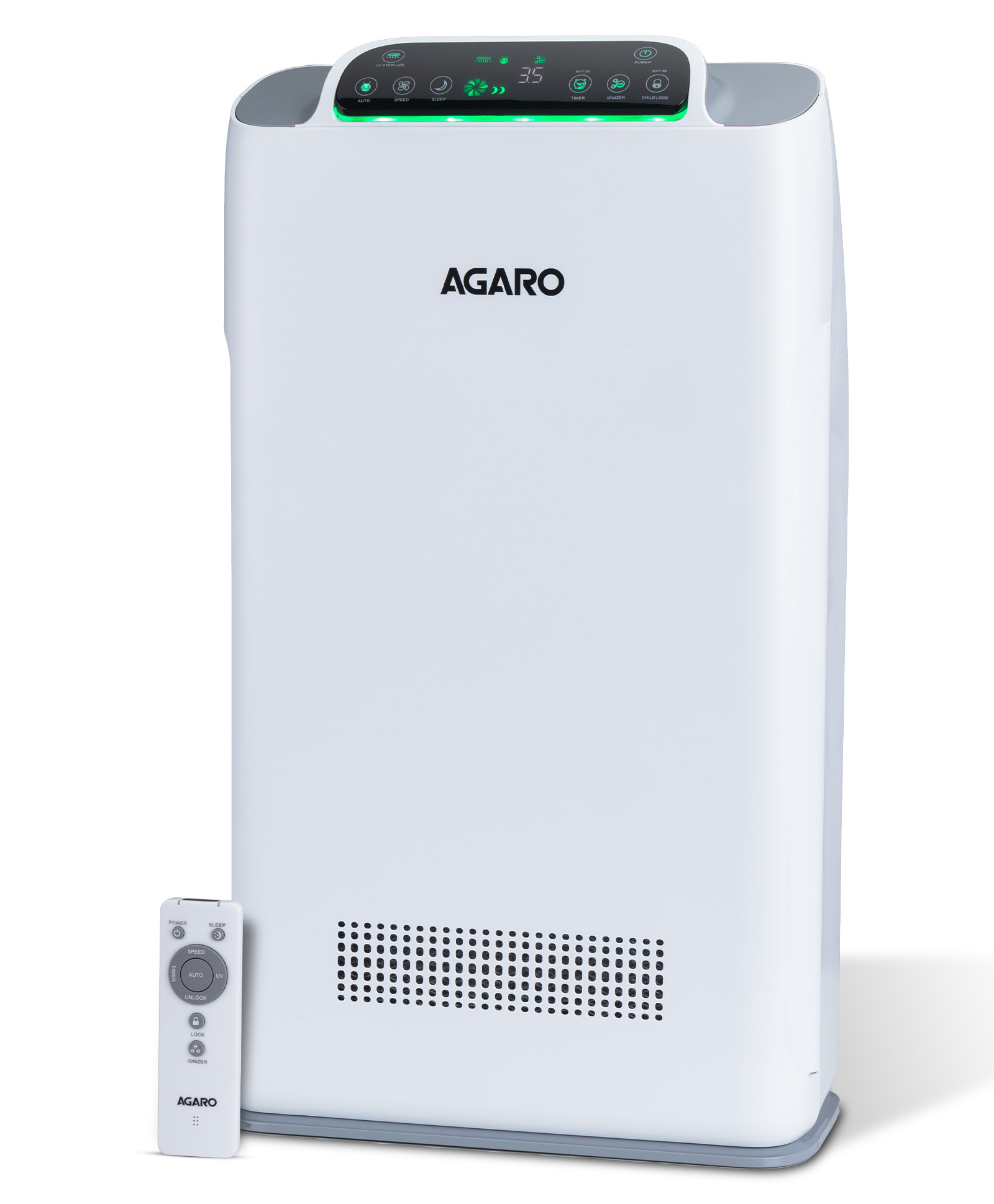 Agaro Imperial Air Purifier with 7 Stage Purification System and Air Quality Indicator- White-image-3
