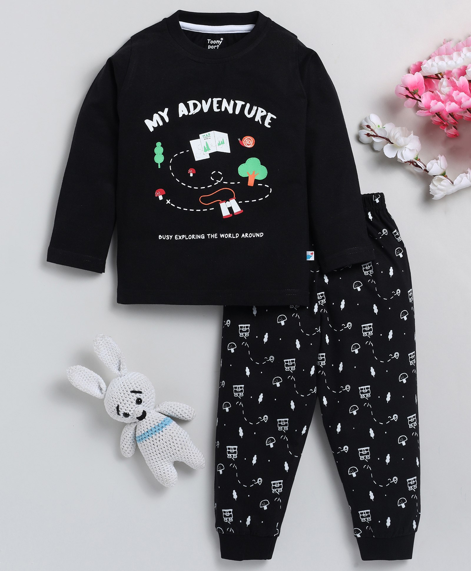 TOONYPORT Full Sleeves Adventure Theme Set - Black-picture-27