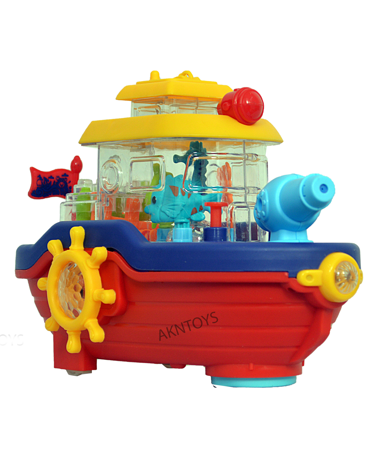 AKN TOYS WATER CONNON BOAT  ( COLOR MAY VARY )-image-0
