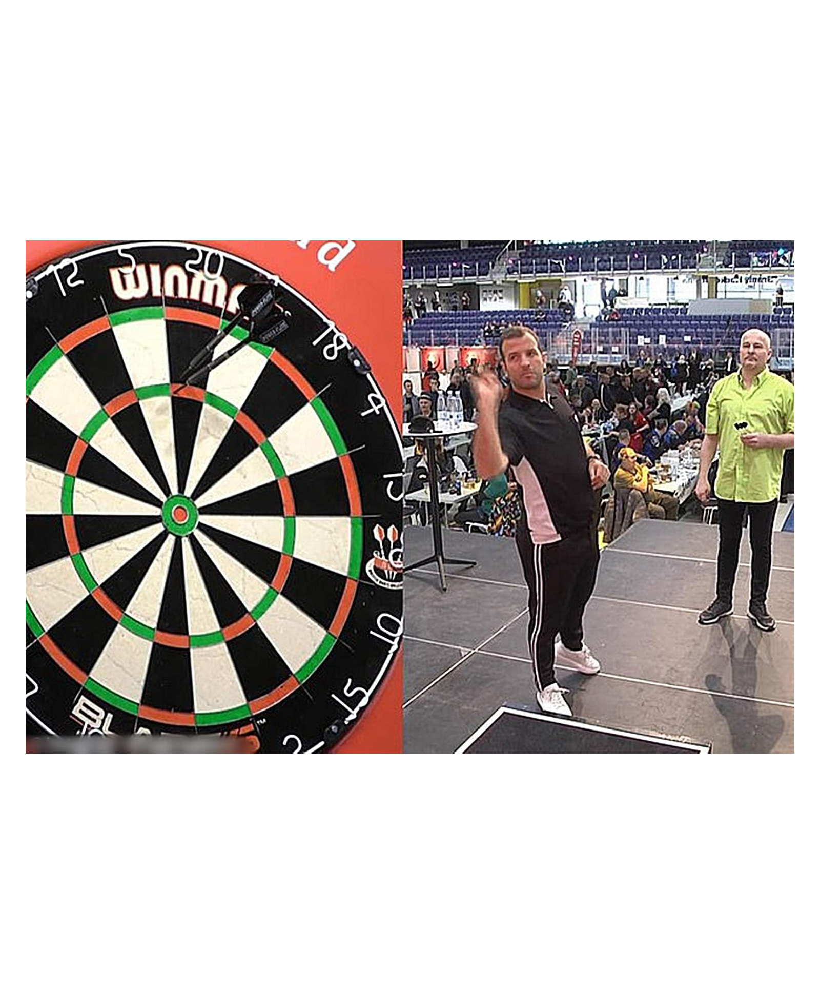 Sanjary Dart Board Dart Arrow Set 4 Arrows Hard Dart Board Double-Sided Party Games Color May Vary-image-26