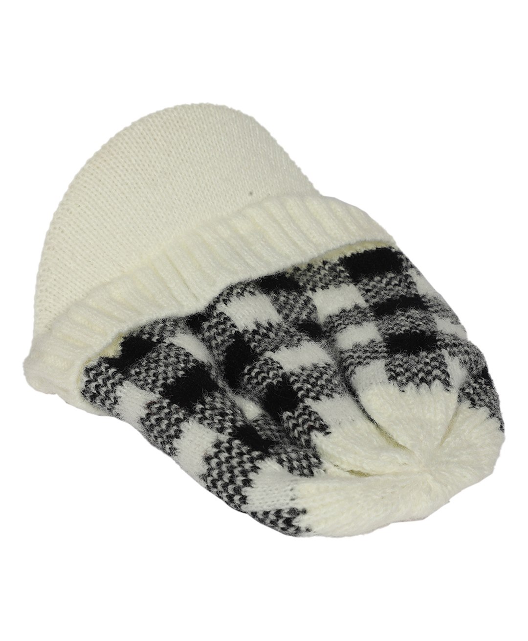 Kid-O-World Buffalo Checked Cap - White-picture-21