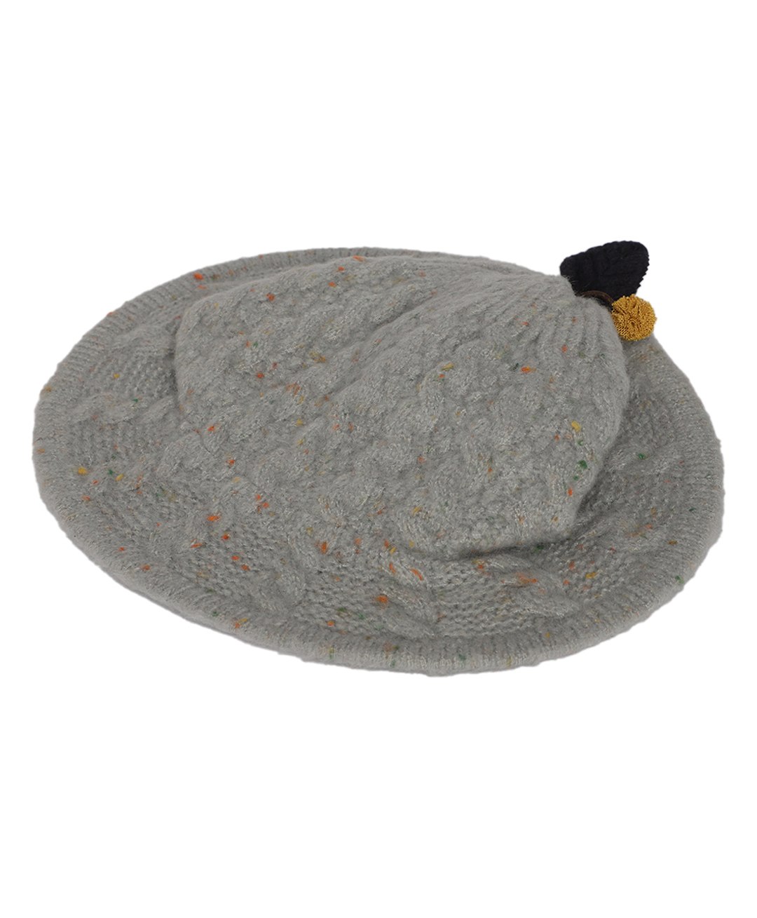Kid-O-World Cable Knitted Woolen Cap - Grey-picture-24