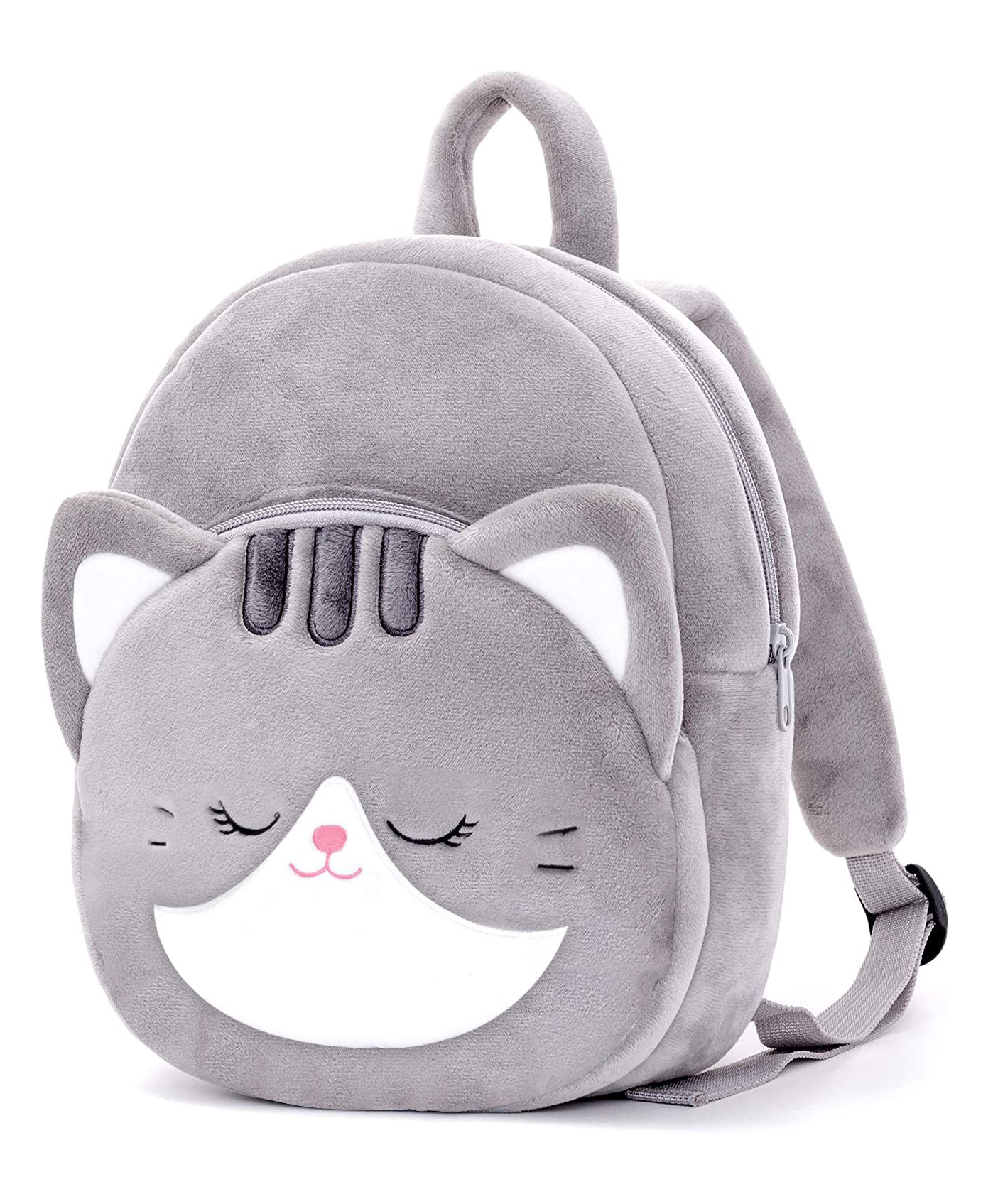 Frantic Premium Quality Soft design Grey Cat Bag for Kids-image-22