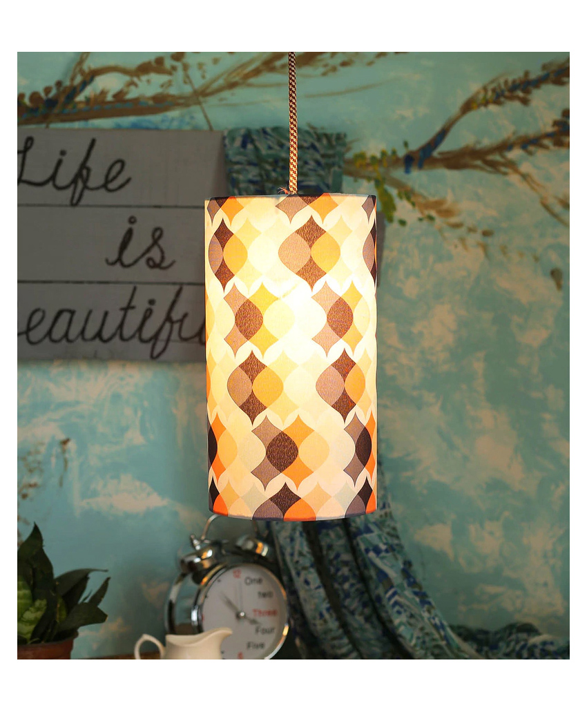 Green Girgit Raindrops Cylindrical Hanging Shade-picture-22