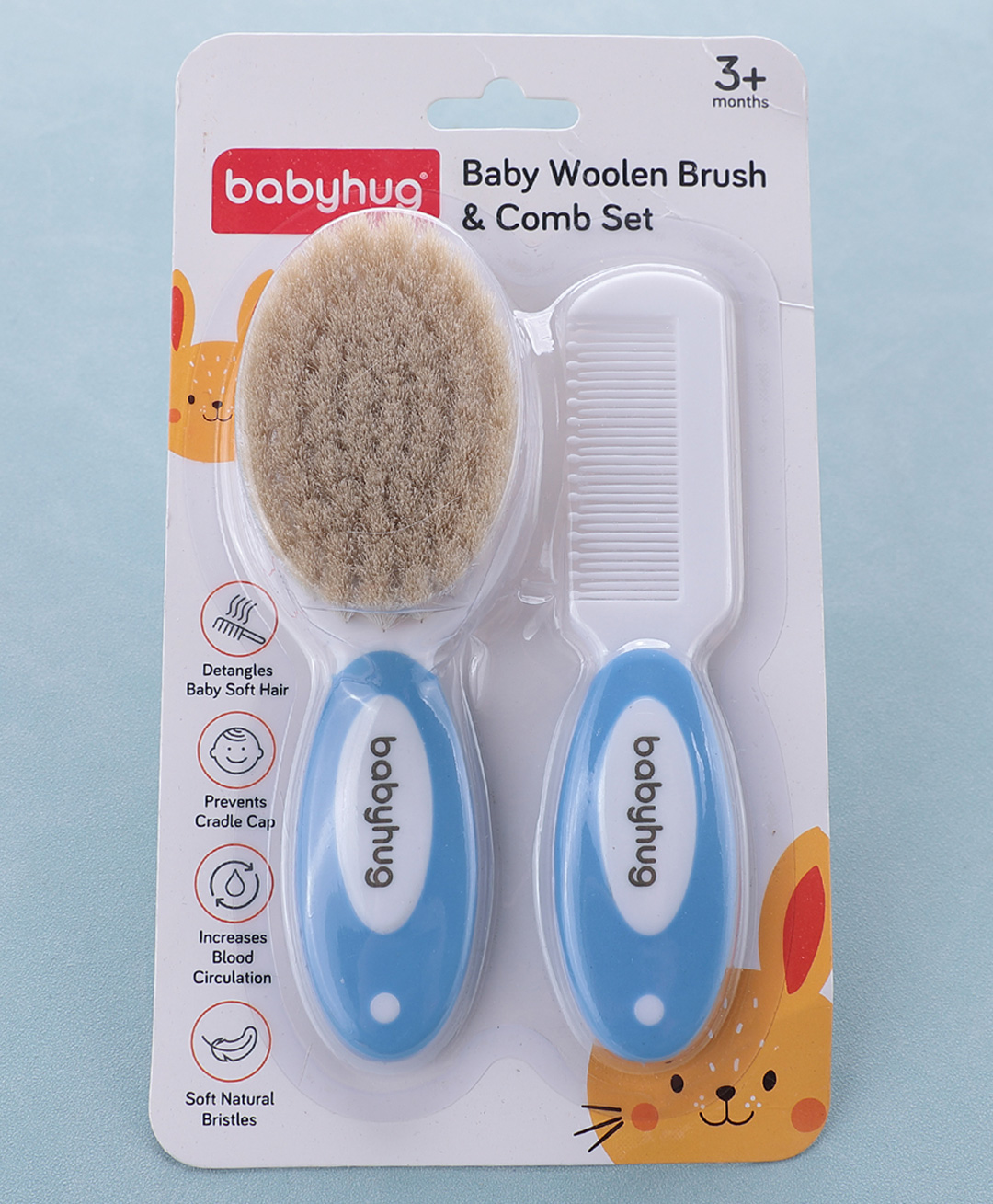 Babyhug Brush & Comb Set - Blue