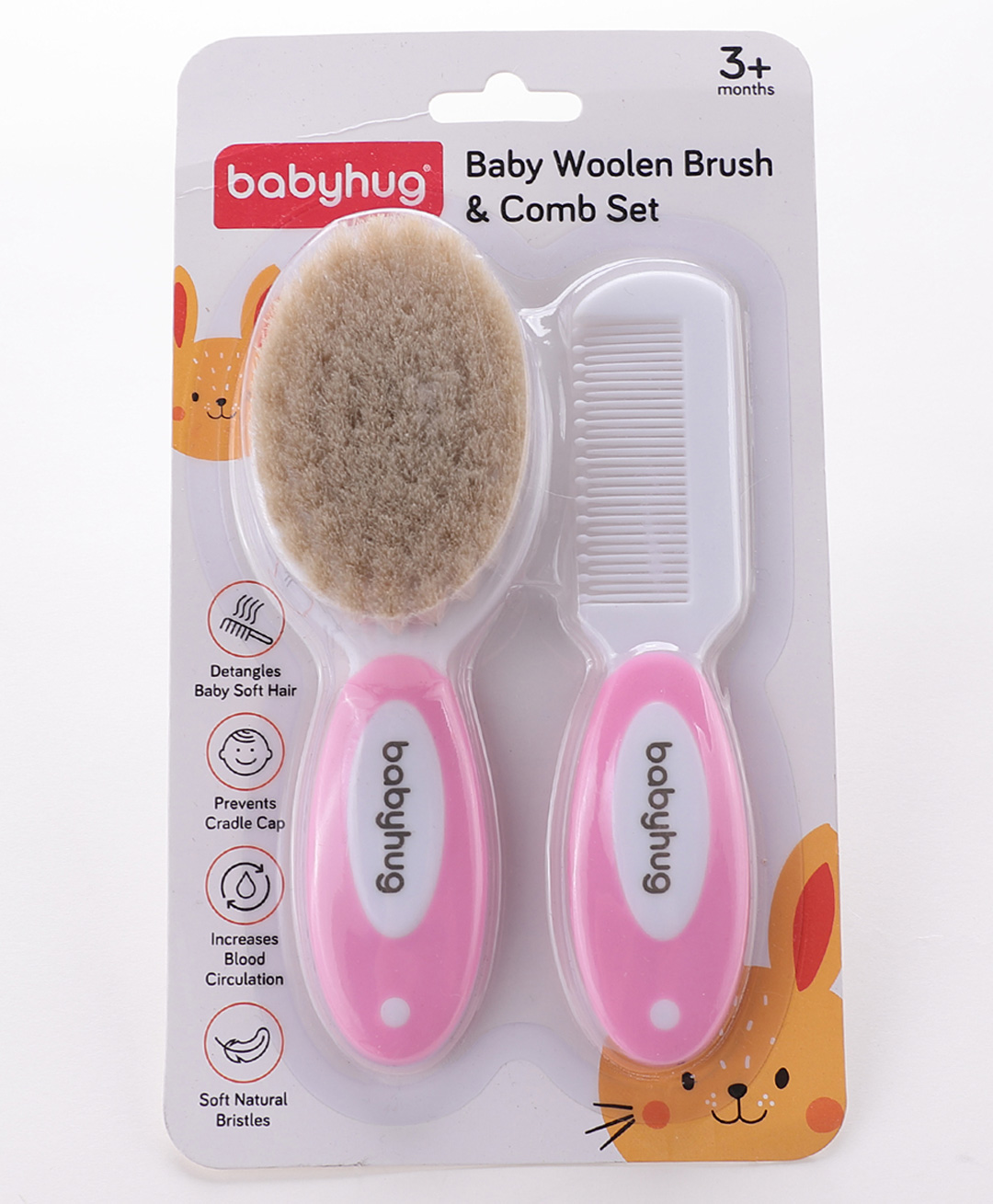 Babyhug Brush & Comb Set - Pink-image-5