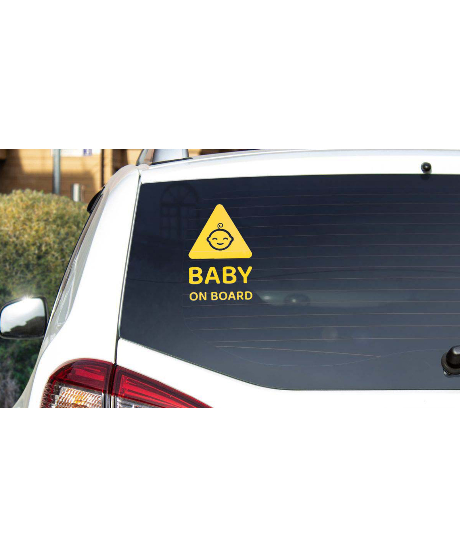 fab n funky Baby On Board Sticker - Yellow-picture-11