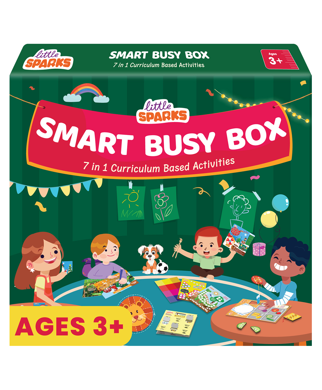 Smartivity Little Sparks 7 in 1 Smart Busy Box Learning Kit