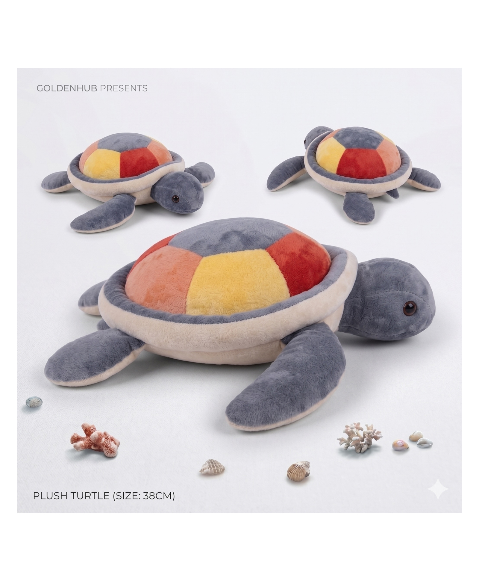 goldenhub Golden Hub Tortoise Small - Length 20 cm-picture-7