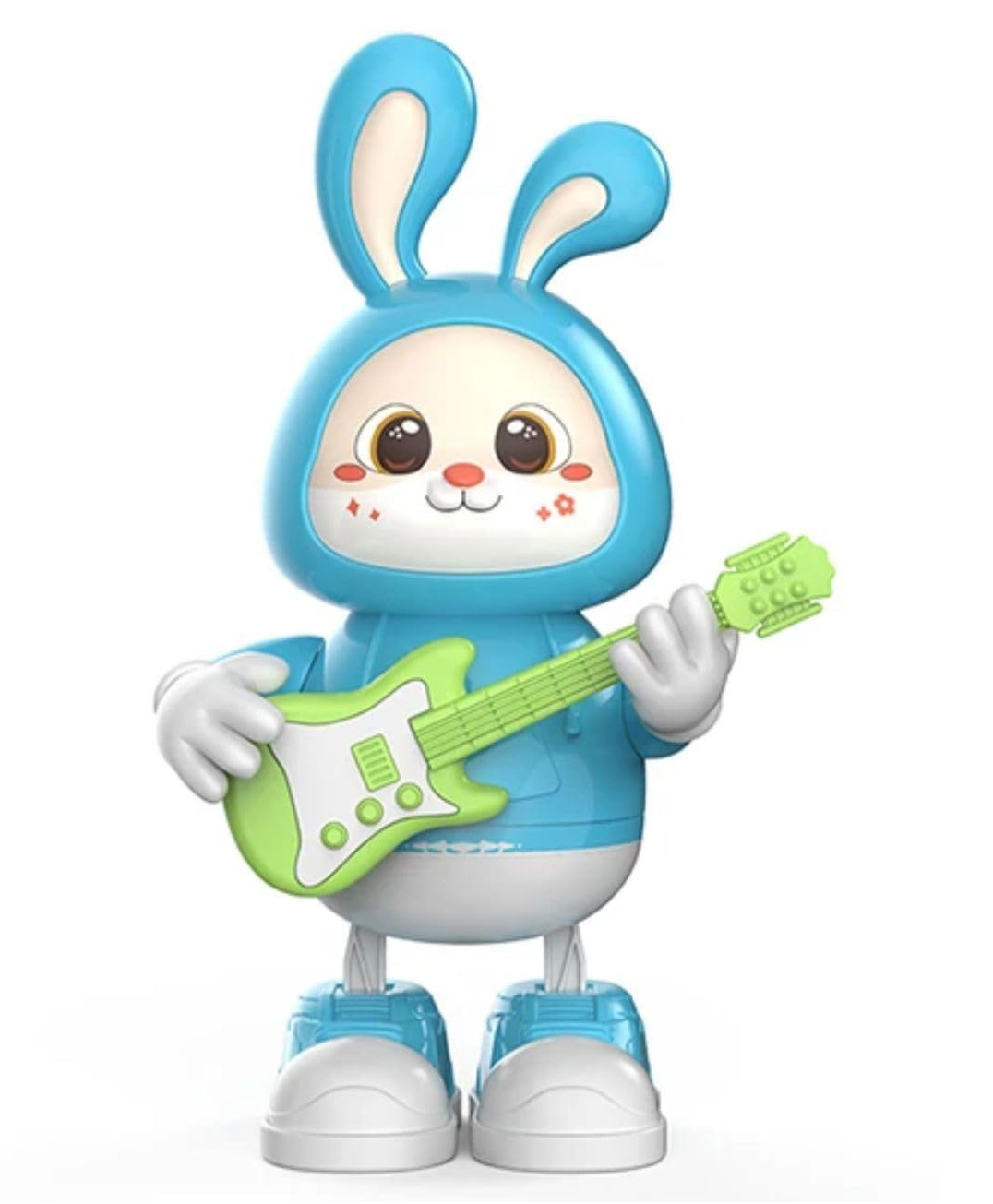 AKN TOYS Musical Rabbit Guitarist Dance Bunny Toy with Guitar On Hands with Interactive Music and Lights Dancing Electric Animal  (COLOR MAY VARY)-image-19