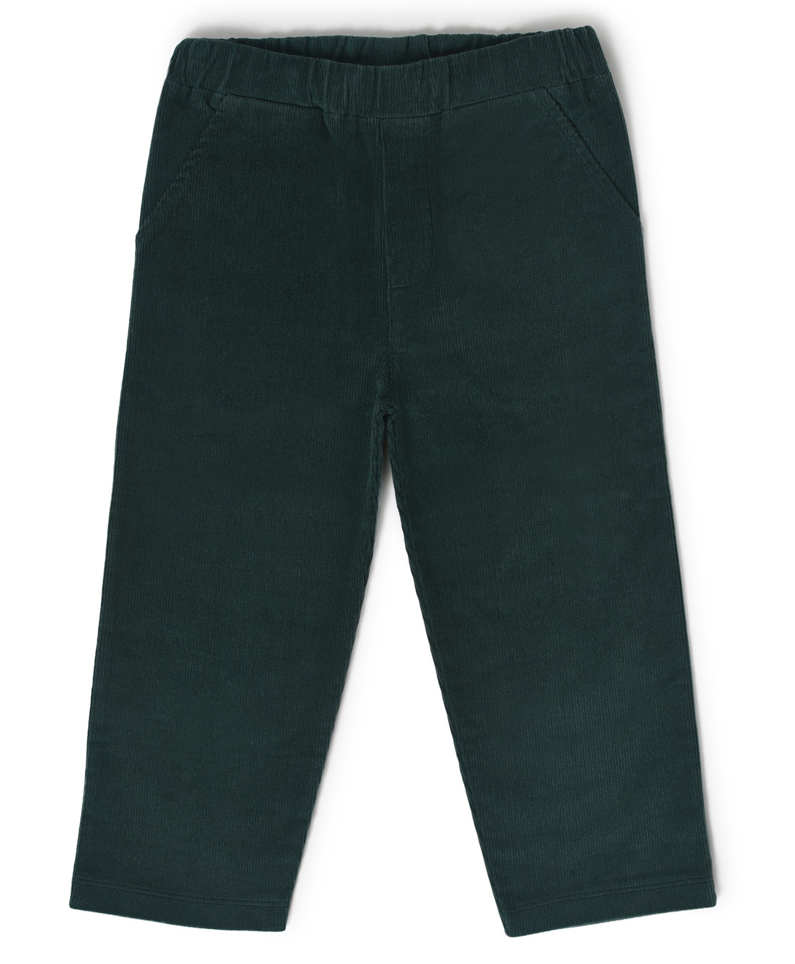 Mi Arcus 98% Cotton 2% Elastane Solid  Trouser Pant - Green-picture-25